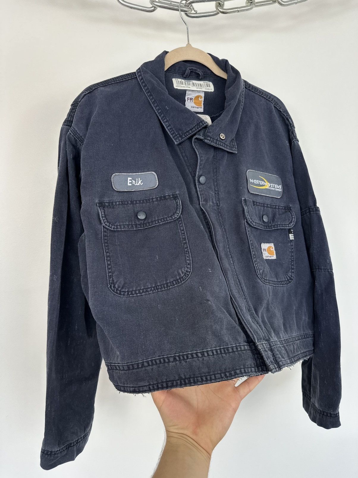 Carhartt Vintage Carhartt Flame Resistant USA Patches Cropped Jacket Size US M / EU 48-50 / 2 - 7 Thumbnail