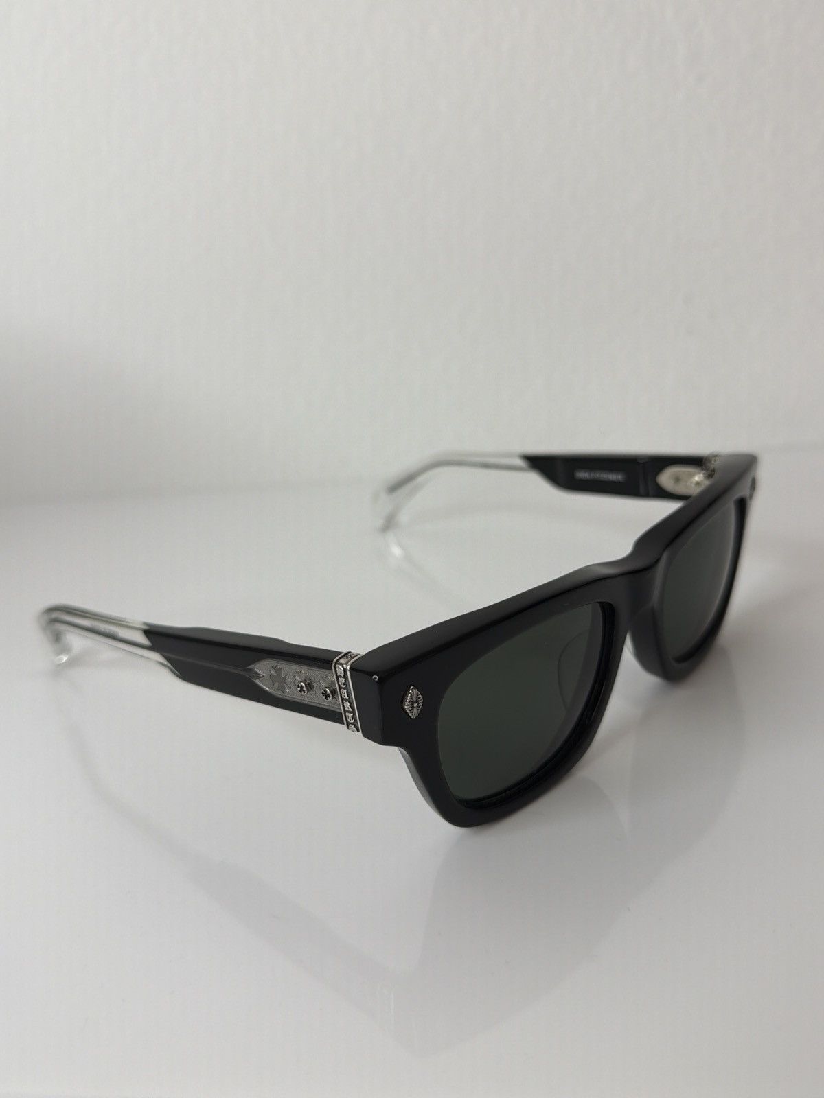 Chrome Hearts Chrome Hearts Dick Fitzener Sunglasses New Black Crystal Size ONE SIZE - 1 Thumbnail