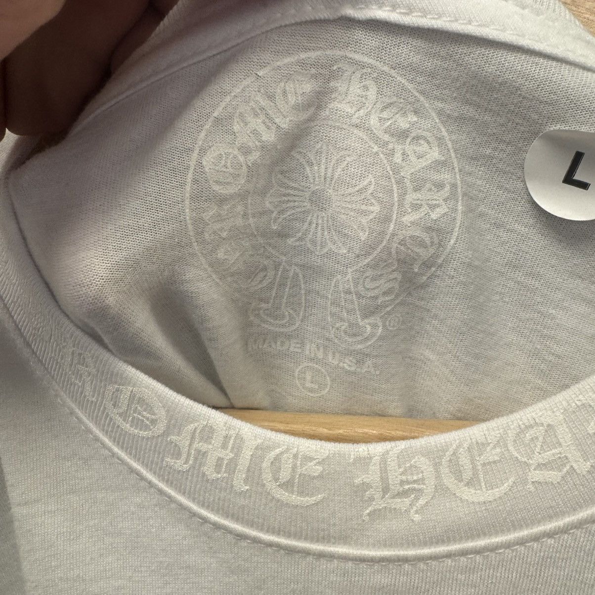 Chrome Hearts Chrome Hearts Script Neck Logo Triple White Long Sleeve Size US L / EU 52-54 / 3 - 3 Thumbnail