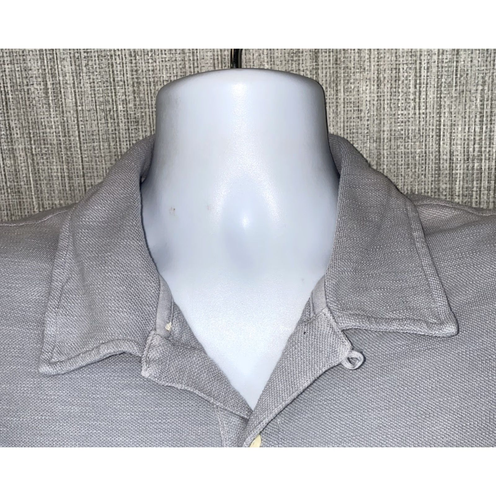 Billy Reid Billy Reid Mens Gray Short Sleeve Golf Polo Shirt L Size US L / EU 52-54 / 3 - 3 Thumbnail