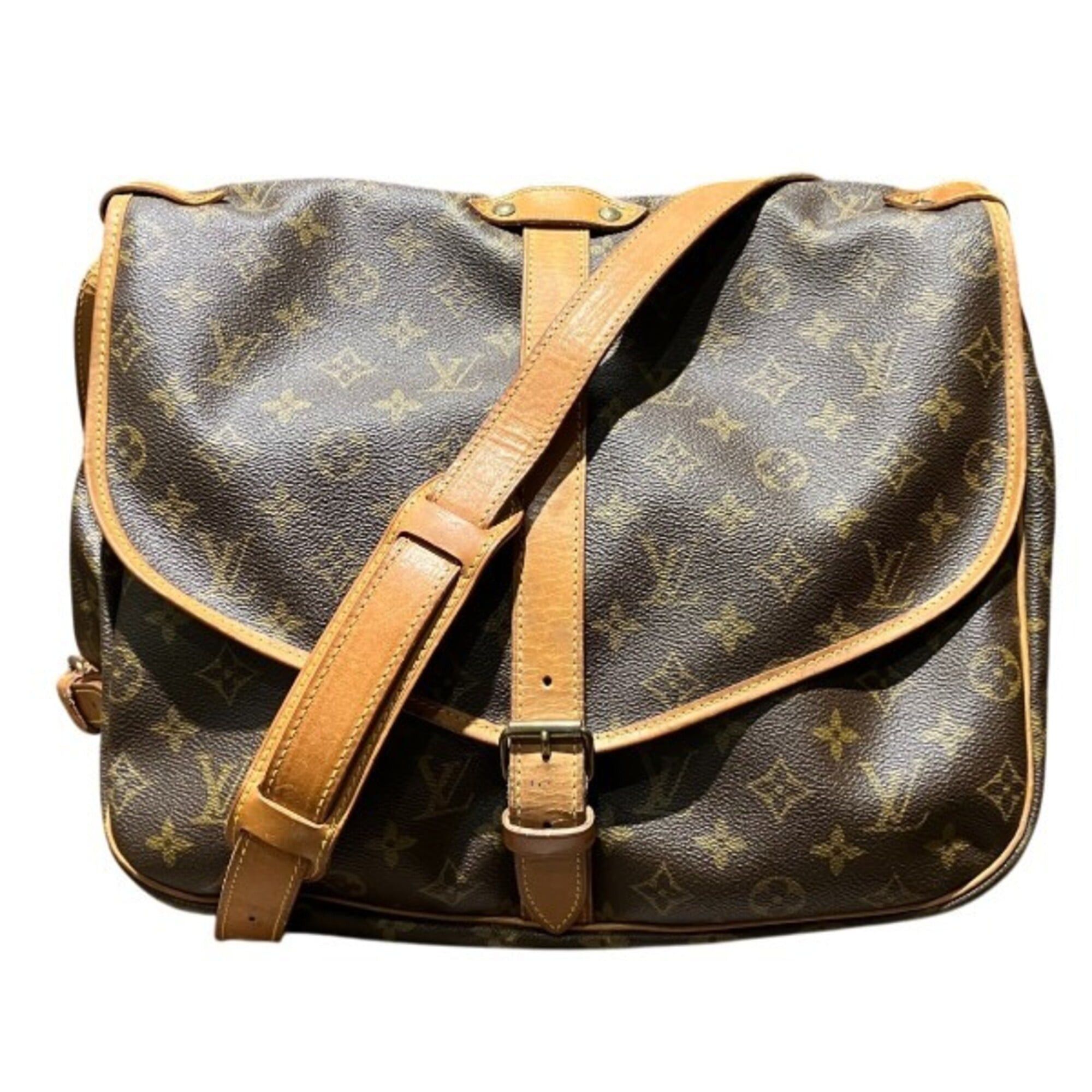 Louis Vuitton Louis Vuitton Monogram Saumur 35 M42254 Handbag Shoulder Bag for Women Size ONE SIZE - 1 Thumbnail