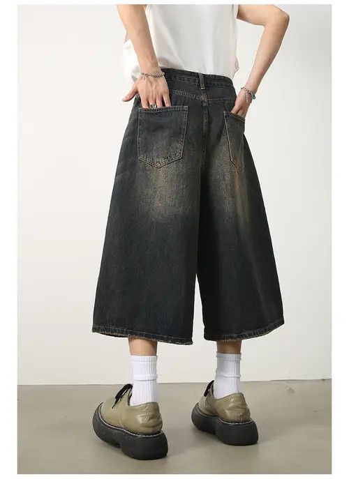 Other Retro all-match loose distressed denim shorts Size US 32 / EU 48 - 5 Thumbnail