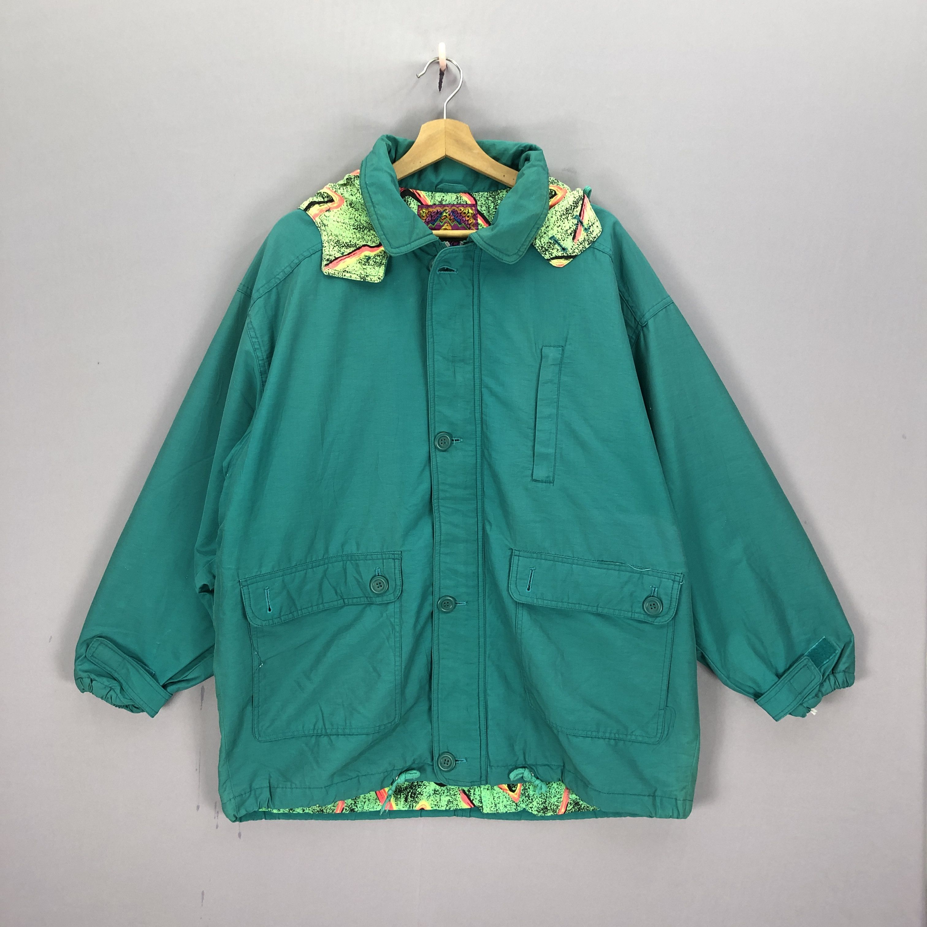 O'Neill Vintage O'neill Performance Hoodie Windbreaker Ski Jacket Size US XL / EU 56 / 4 - 3 Thumbnail