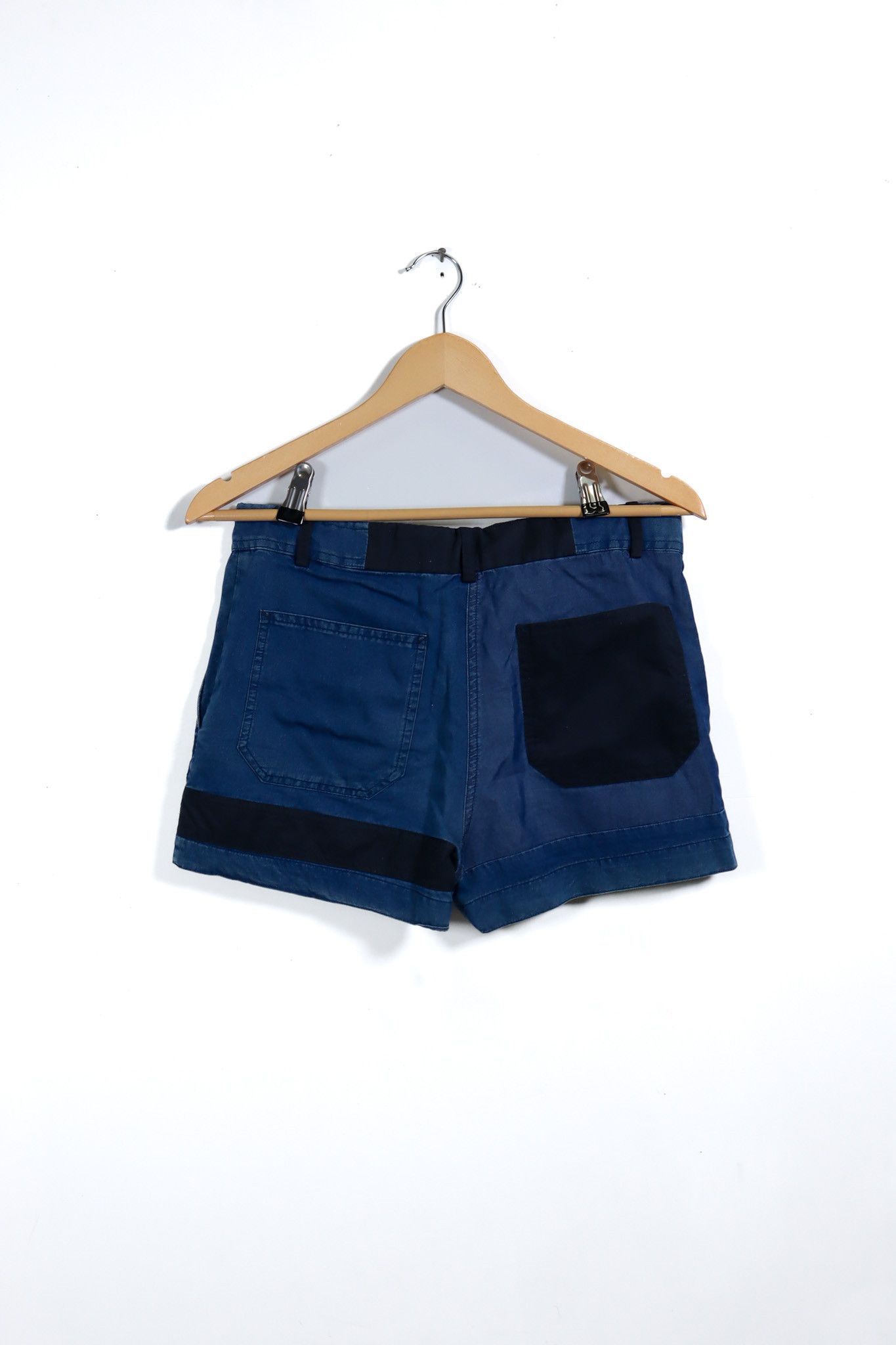 Acne Studios Acne Studio Bonnie Denim Patchwork Shorts Size 26" / US 2 / IT 38 - 2 Thumbnail