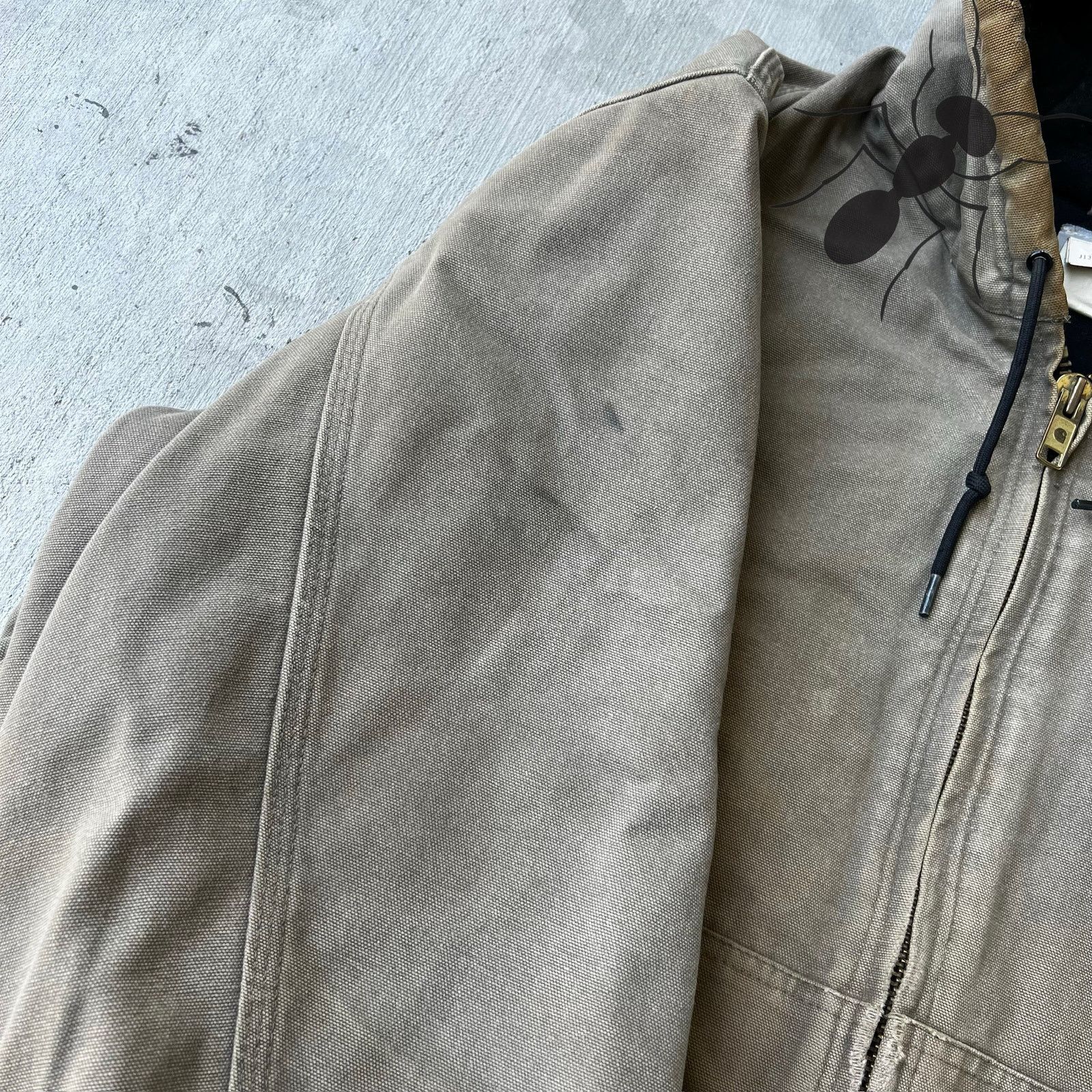 Carhartt × Vintage Carhartt J130 DES brown hooded work wear jacket Size US XL / EU 56 / 4 - 12 Thumbnail