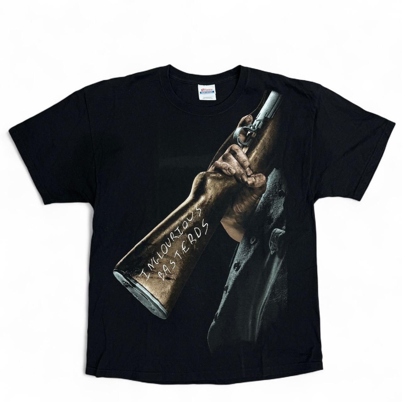 Hanes Rare 2009 Vintage Inglorious Basterds movie T-shirt Size XL Size US XL / EU 56 / 4 - 1 Thumbnail