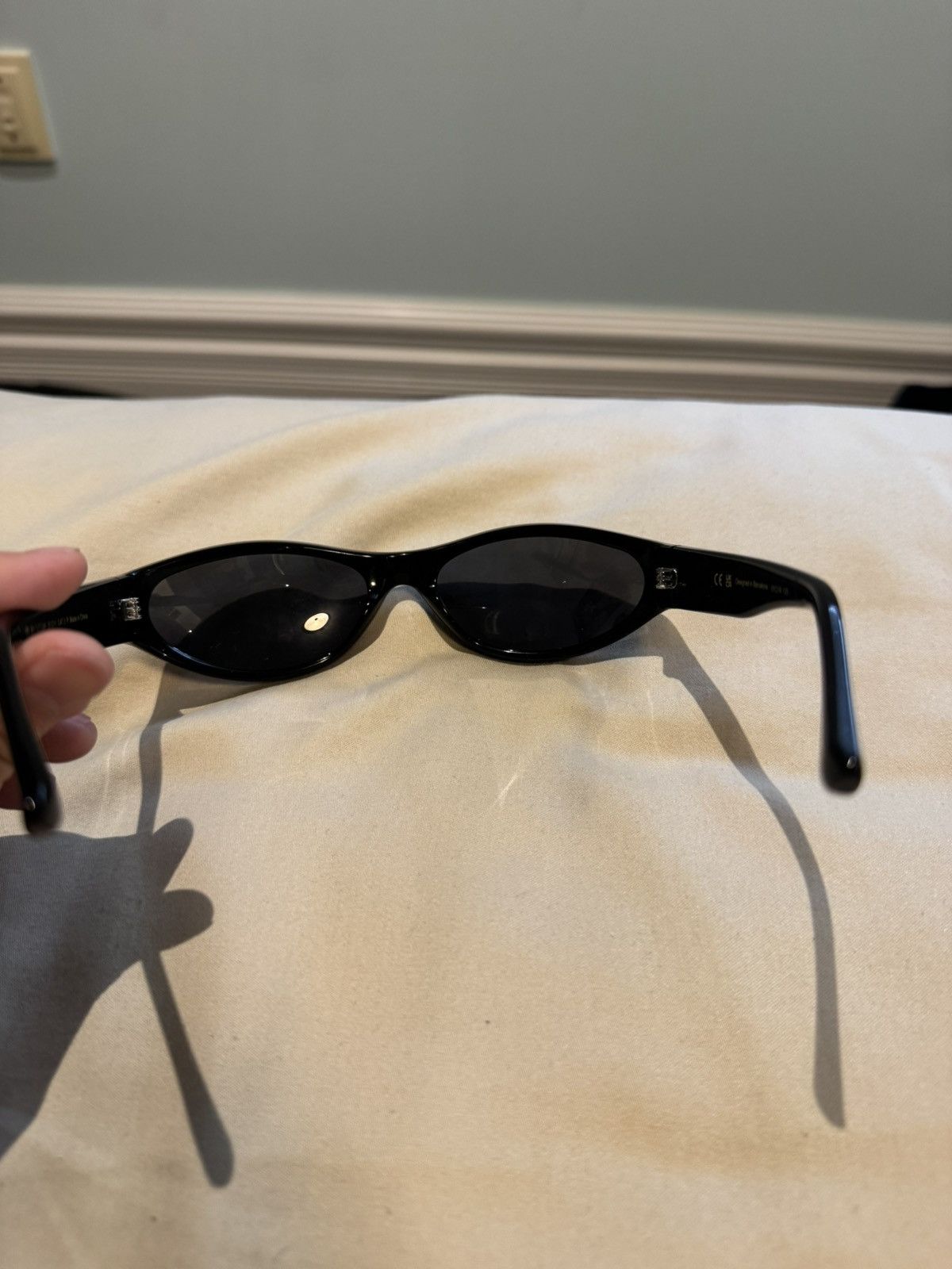 Other MELLER BLACK WRAP AROUND SUNGLASSES Size ONE SIZE - 5 Thumbnail