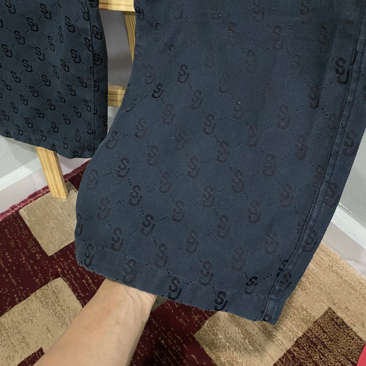 Sean John Vintage Sean John SJ Monogram Baggy Denim Pants Y2K Size US 36 / EU 52 - 11 Thumbnail