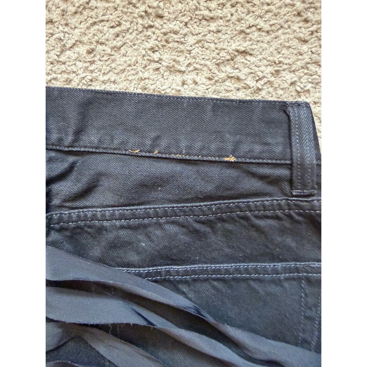 Helmut Lang HELMUT LANG BLACK RIBBON PANTS Size US 31 - 6 Thumbnail