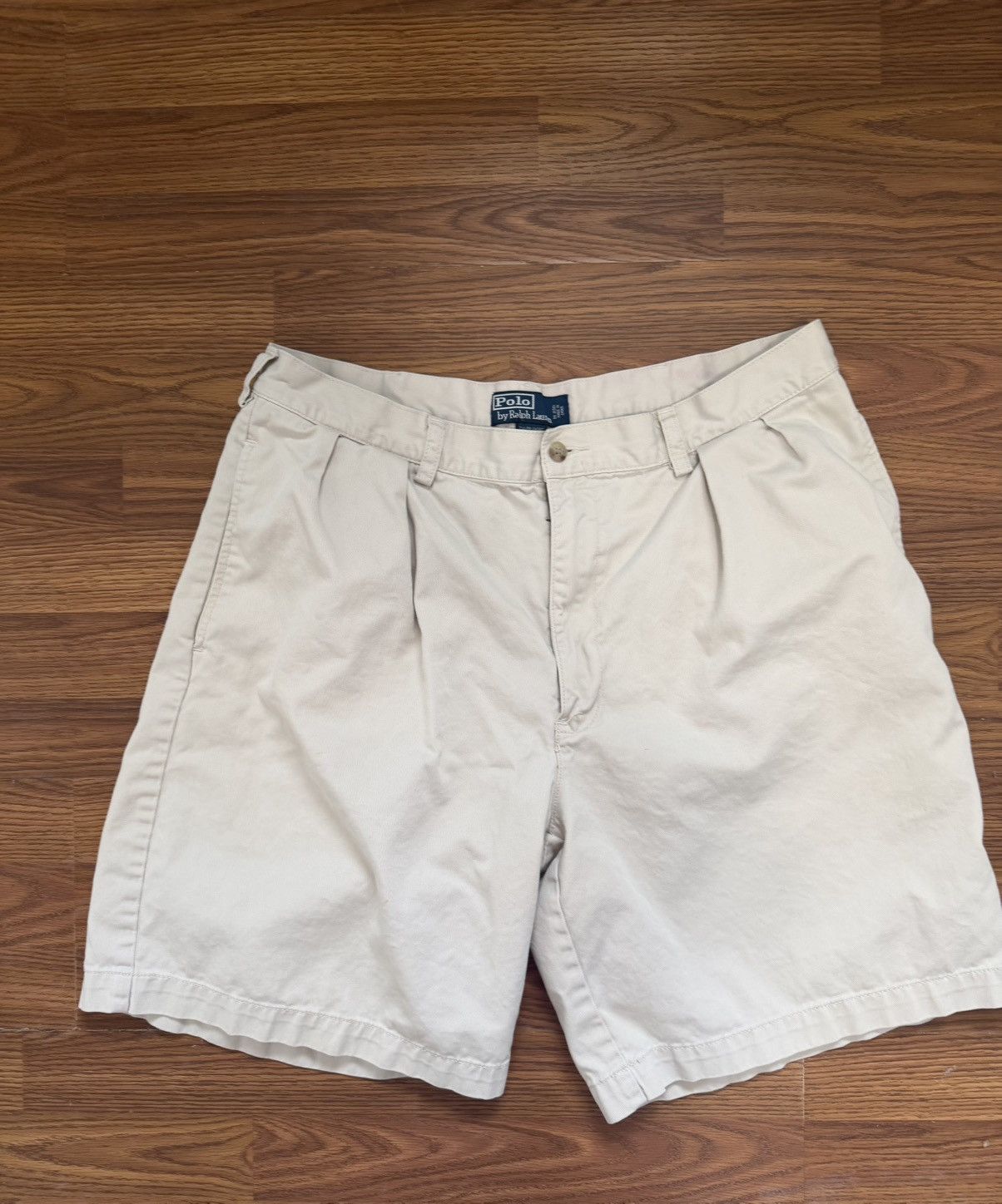 Polo Ralph Lauren Polo Ralph Lauren Tyler pleated chino shorts khaki Size 38. Size US 38 / EU 54 - 1 Thumbnail