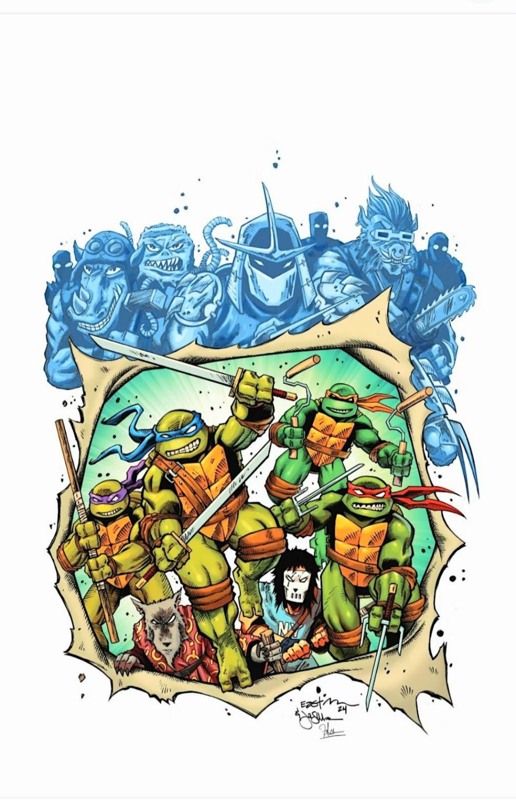 Other TMNT #6 2025 GLCC Homage Giant-Size X-Men #1 Set COA Size ONE SIZE - 3 Thumbnail