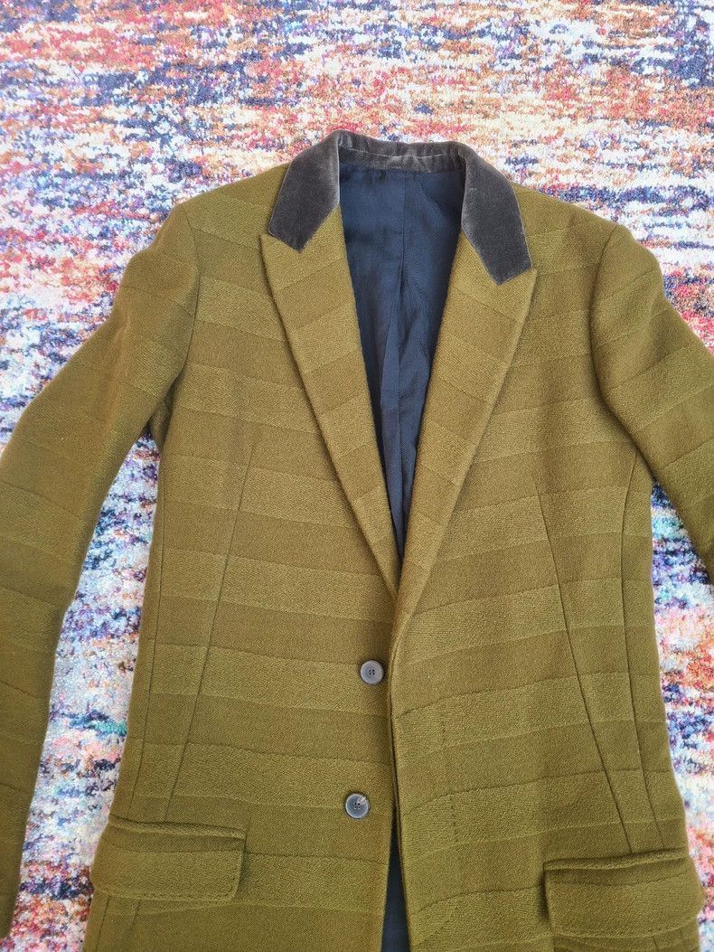 Haider Ackermann Haider Ackermann Velvet Wool Blend Coat-2506 Size M / US 6-8 / IT 42-44 - 6 Thumbnail