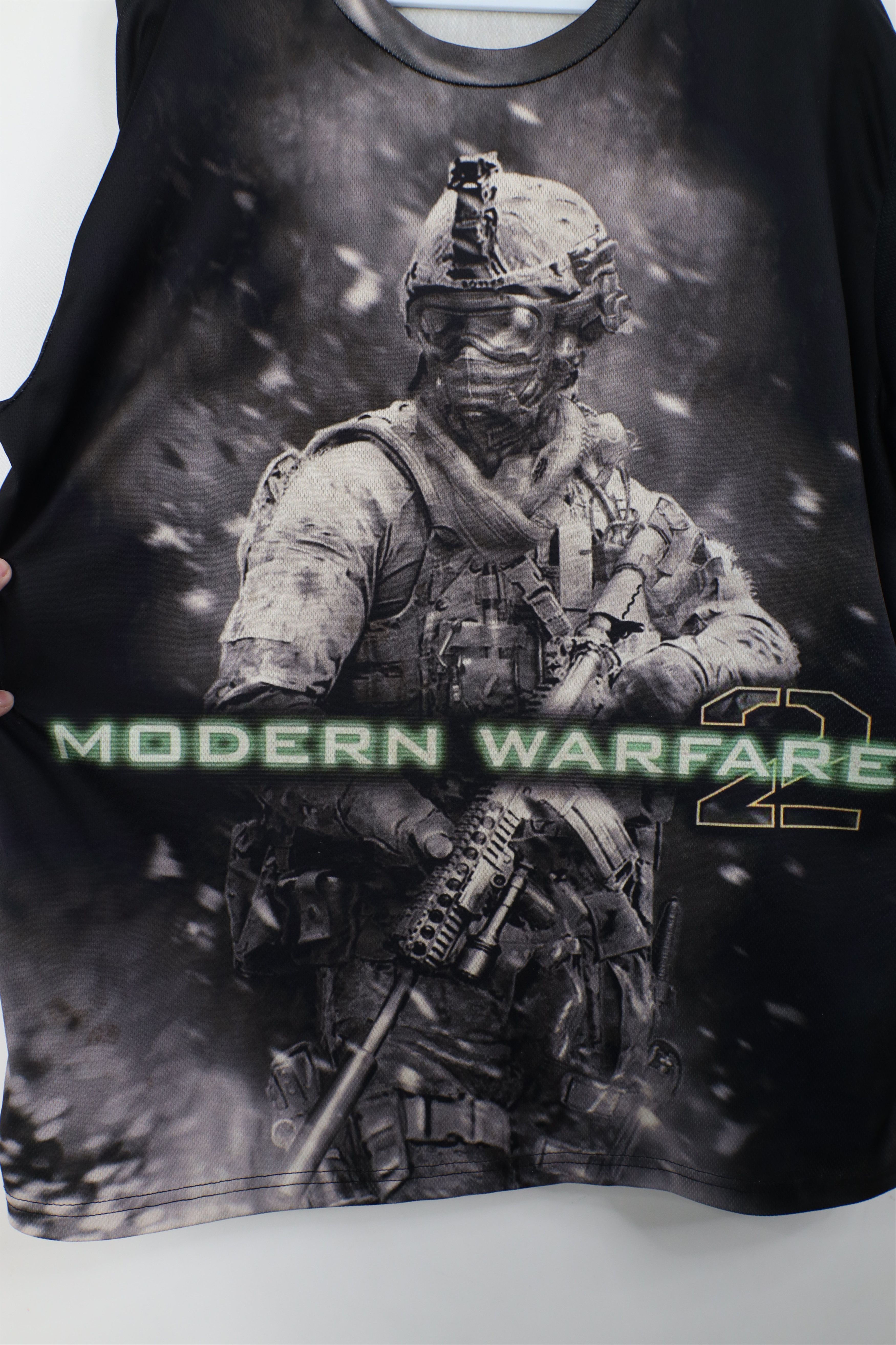 Vintage Vintage Y2K Print Call of Duty Modern Warfare 2 Game T-Shirt Size US M / EU 48-50 / 2 - 5 Thumbnail