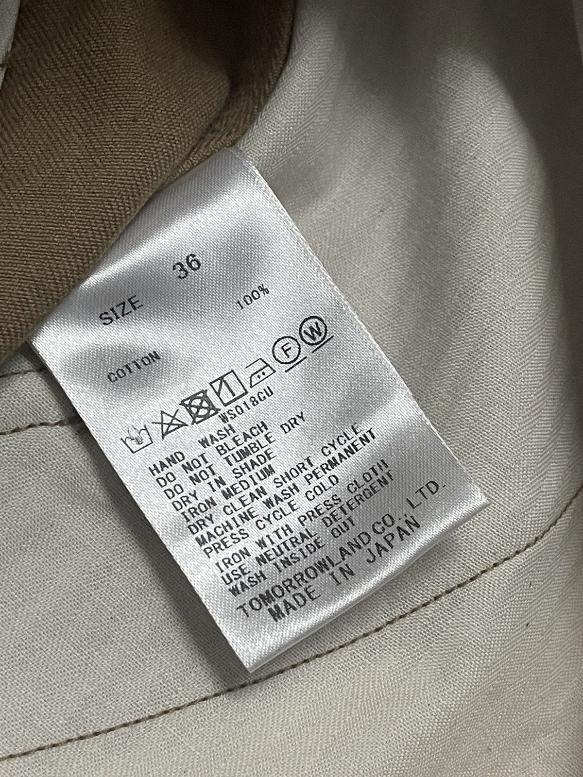 Journal Standard × United Arrows 🔸Galerie Vie - Vtg Style Work Pant Chinos Size US 30 / EU 46 - 8 Thumbnail