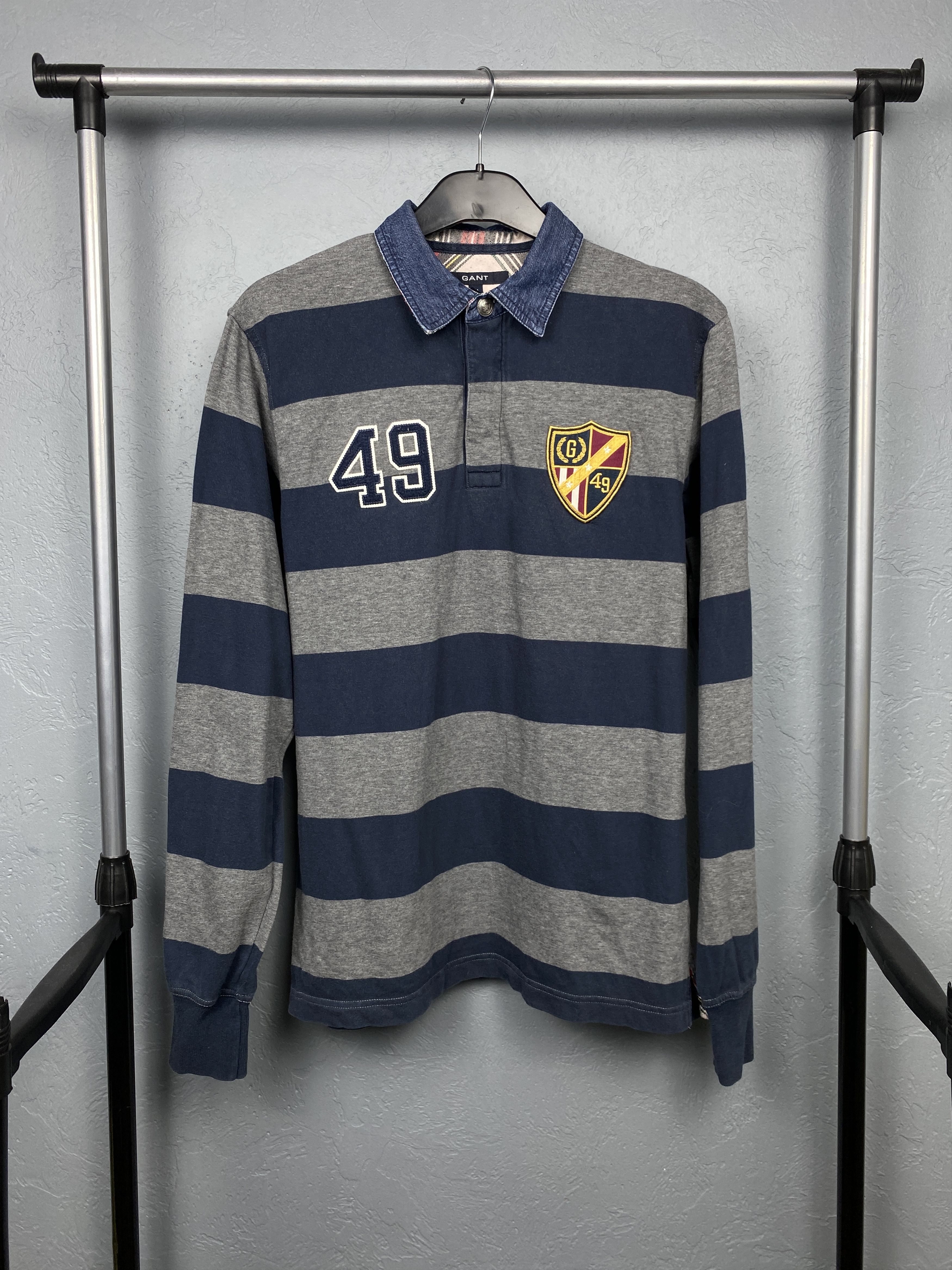 Gant Gant Vintage Mens Rugby Long Sleeve Polo Shirt Size US M / EU 48-50 / 2 - 1 Thumbnail