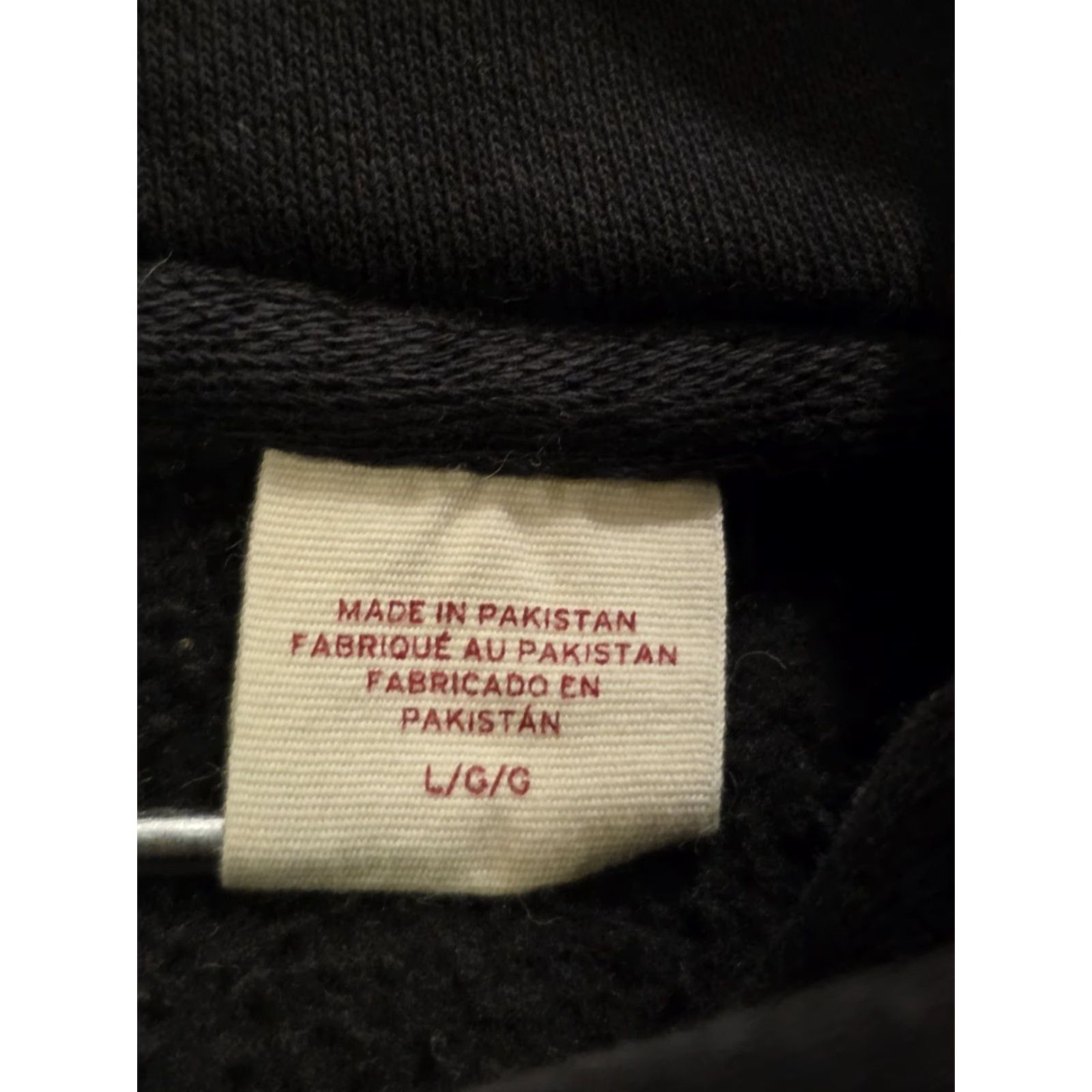 Levi's VINTAGE Levi's SilverTab Hoodie Center Logo Spellout Black Men L Cotton Fleece Graphic Print Hooded Pockets Crew Neck Retro Grunge 90s Size US L / EU 52-54 / 3 - 6 Thumbnail