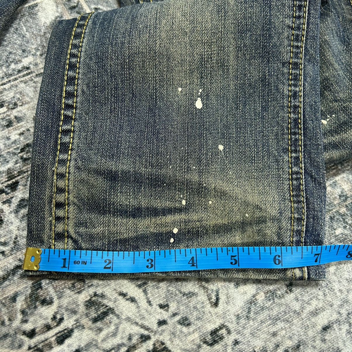 If Six Was Nine Y2k Painted Semantic Style Jeans Size US 32 / EU 48 - 17 Thumbnail