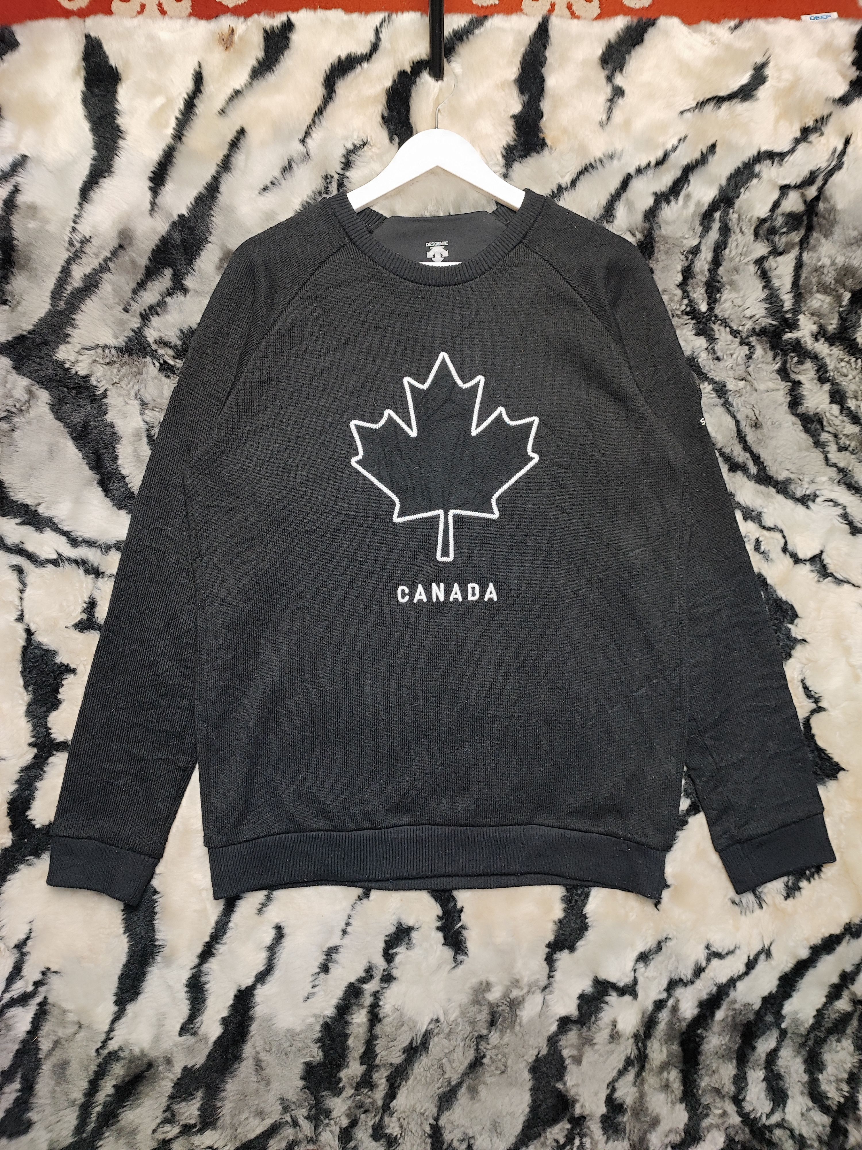 Descente × Japanese Brand Vintage Descente Ski Cross Canada Big Logo Size US S / EU 44-46 / 1 - 2 Thumbnail