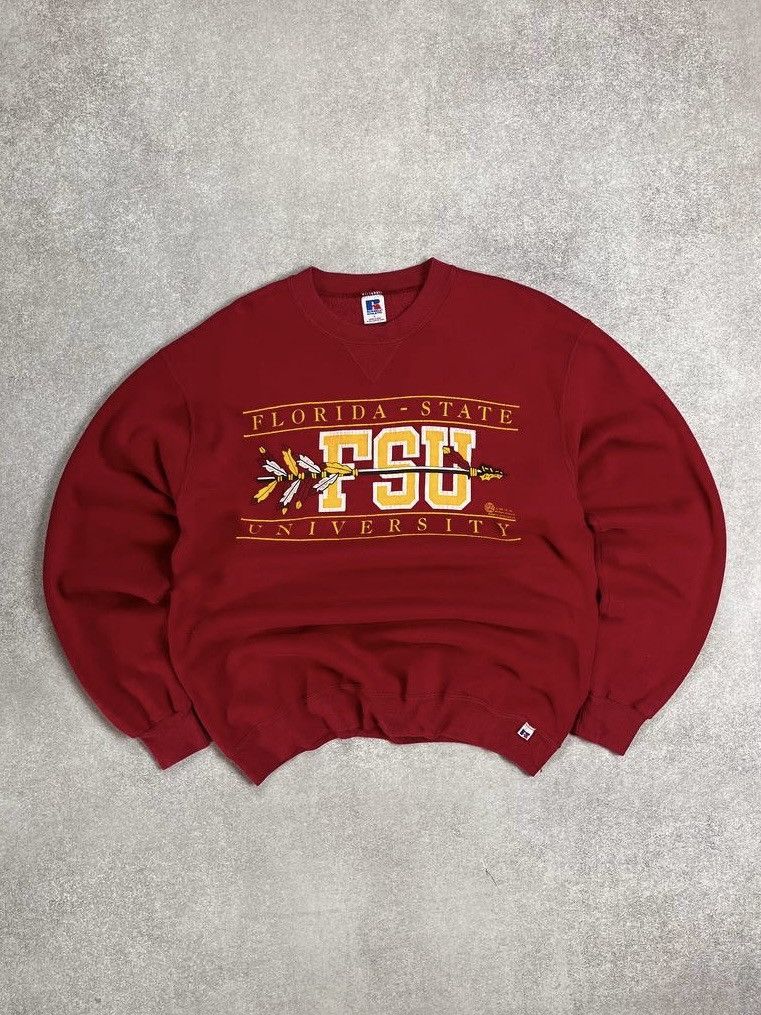 Vintage Vintage Florida State University Made In USA Boxy Crewneck L Size US L / EU 52-54 / 3 - 1 Thumbnail