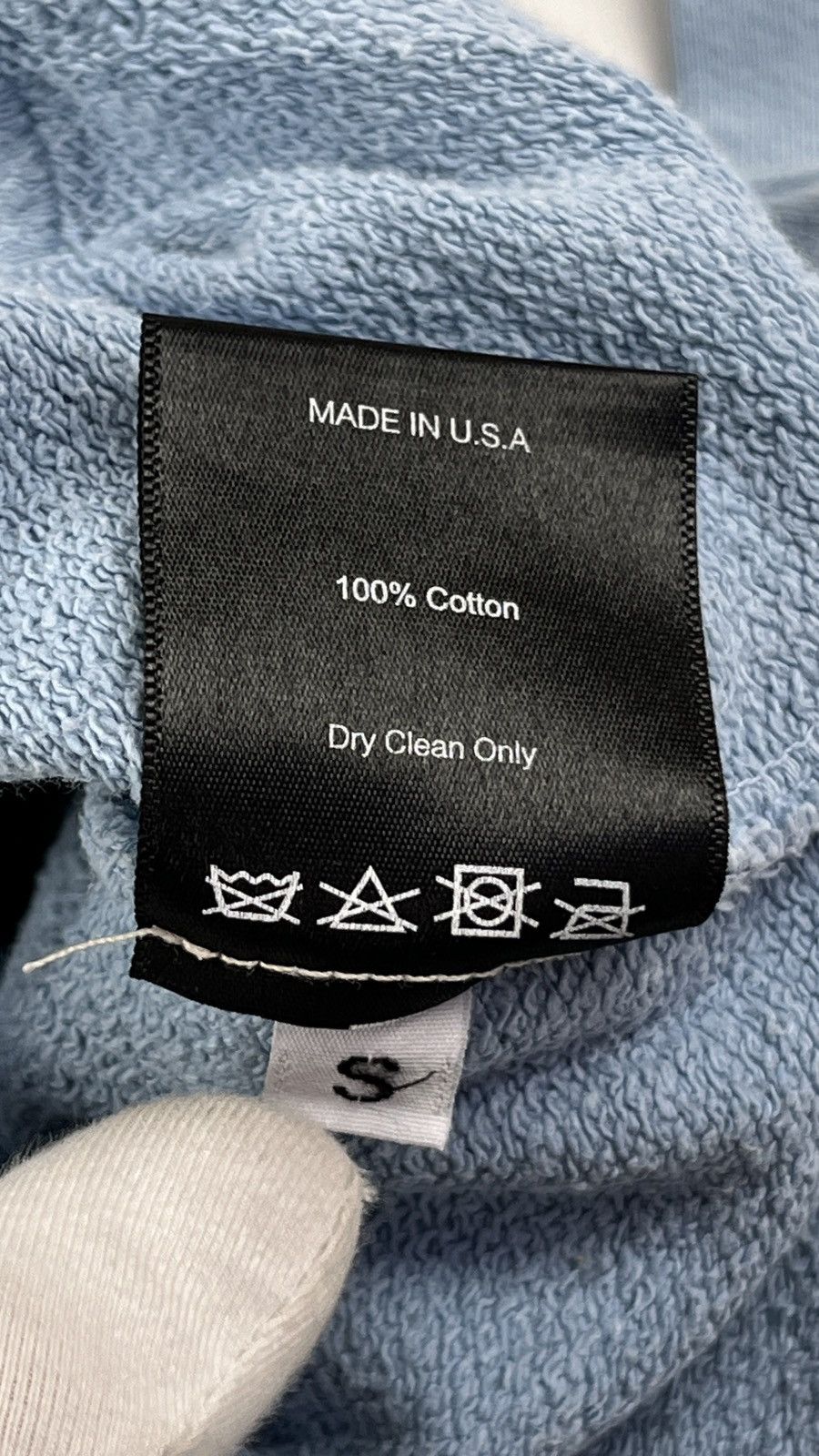 Rhude Rhude Oversized Washed Blue Hoodie Size US S / EU 44-46 / 1 - 9 Thumbnail