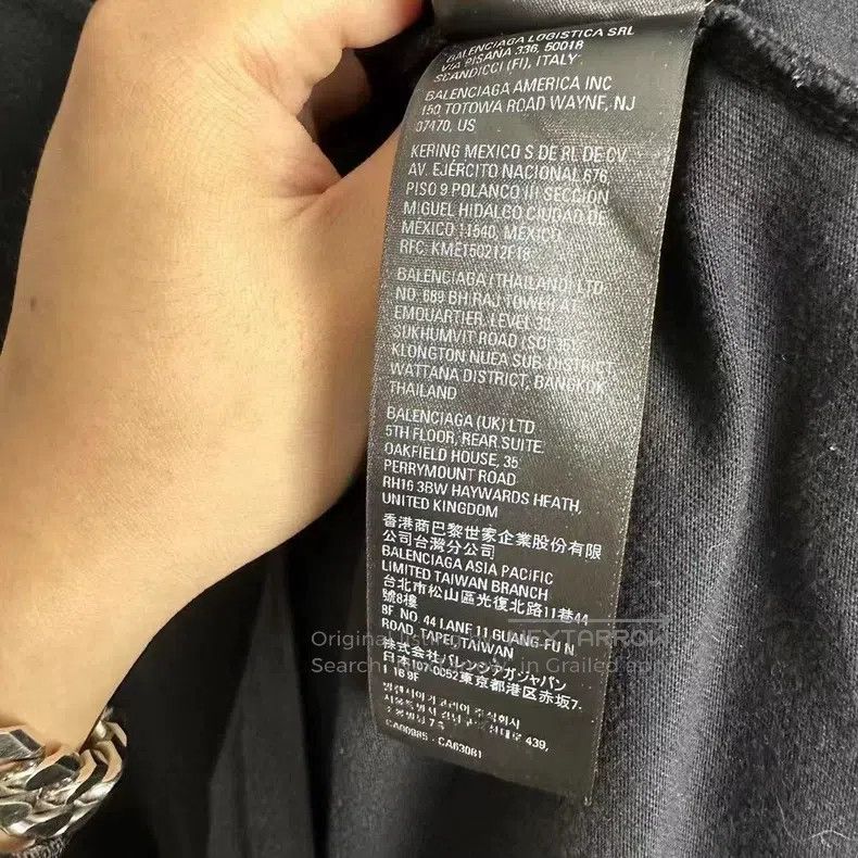 Balenciaga Balenciaga Front and back logo short sleeve Size US L / EU 52-54 / 3 - 5 Thumbnail
