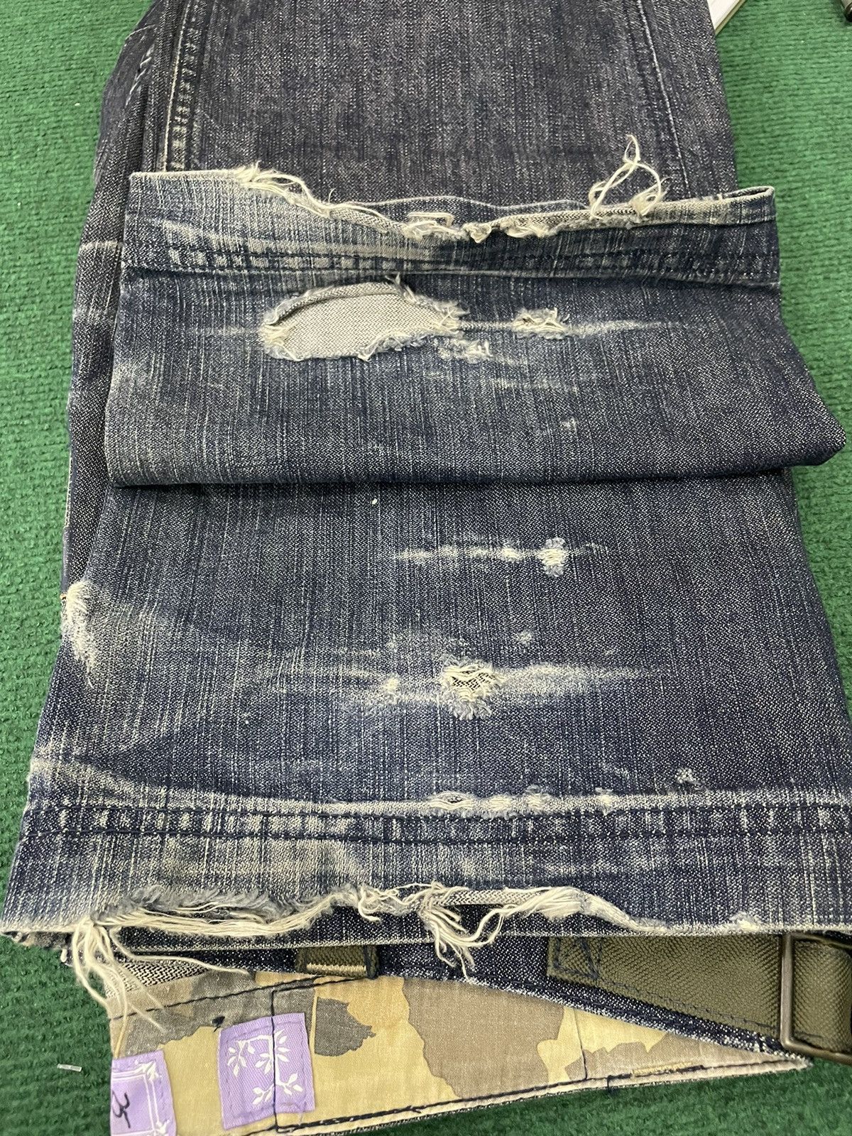 Japanese Brand LNG Multi Pockets Flair Cut Jeans Size US 35 - 22 Thumbnail