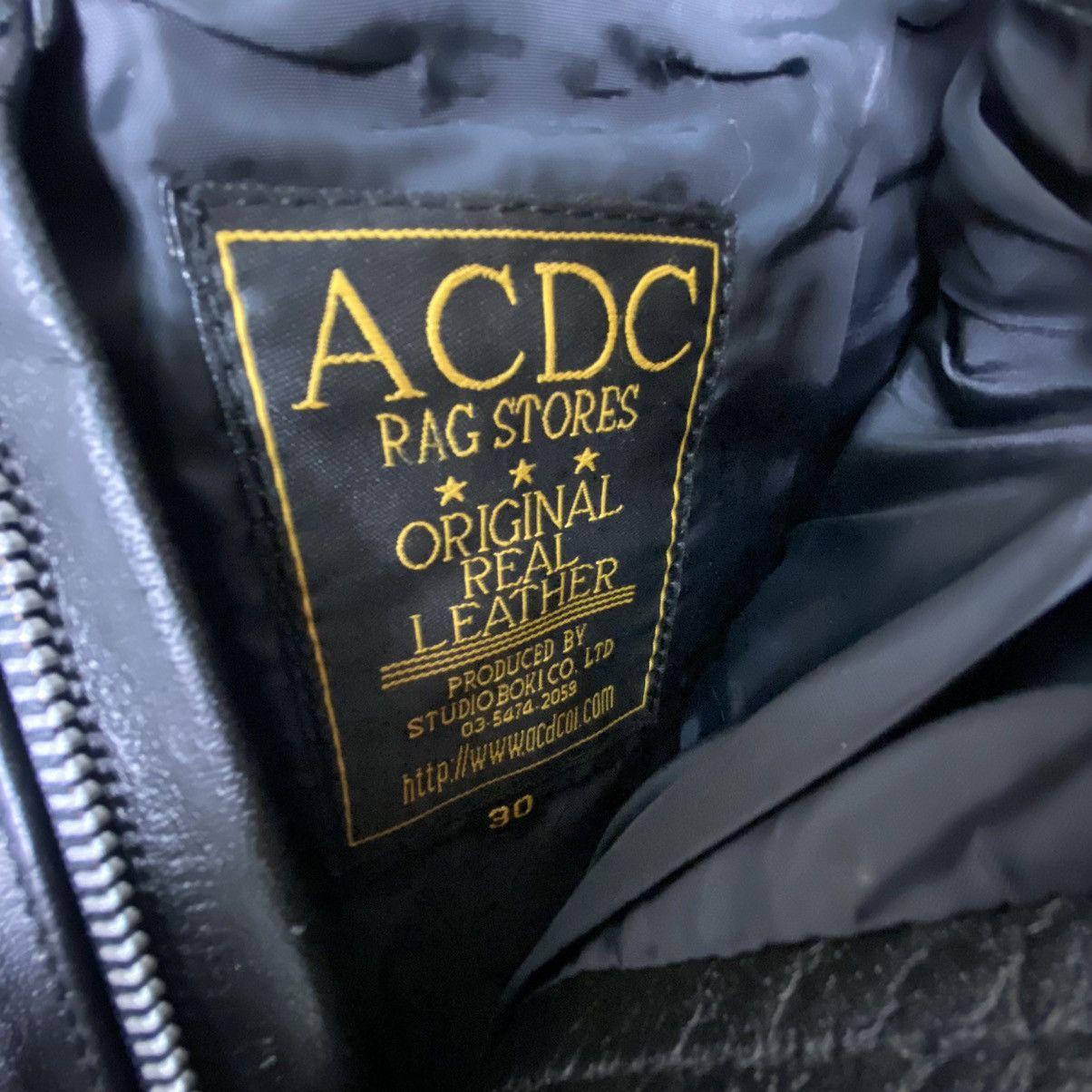 AC/DC × Genuine Leather × Leather ACDC flareleather pant Size US 30 / EU 46 - 7 Thumbnail