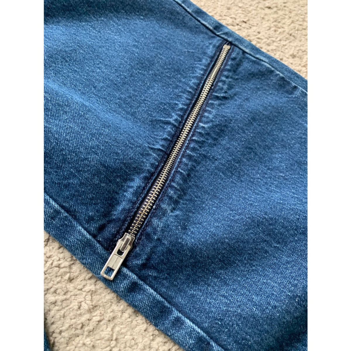 Helmut Lang HELMUT LANG ZIPPER WIDE JEANS Size US 28 / EU 44 - 12 Thumbnail