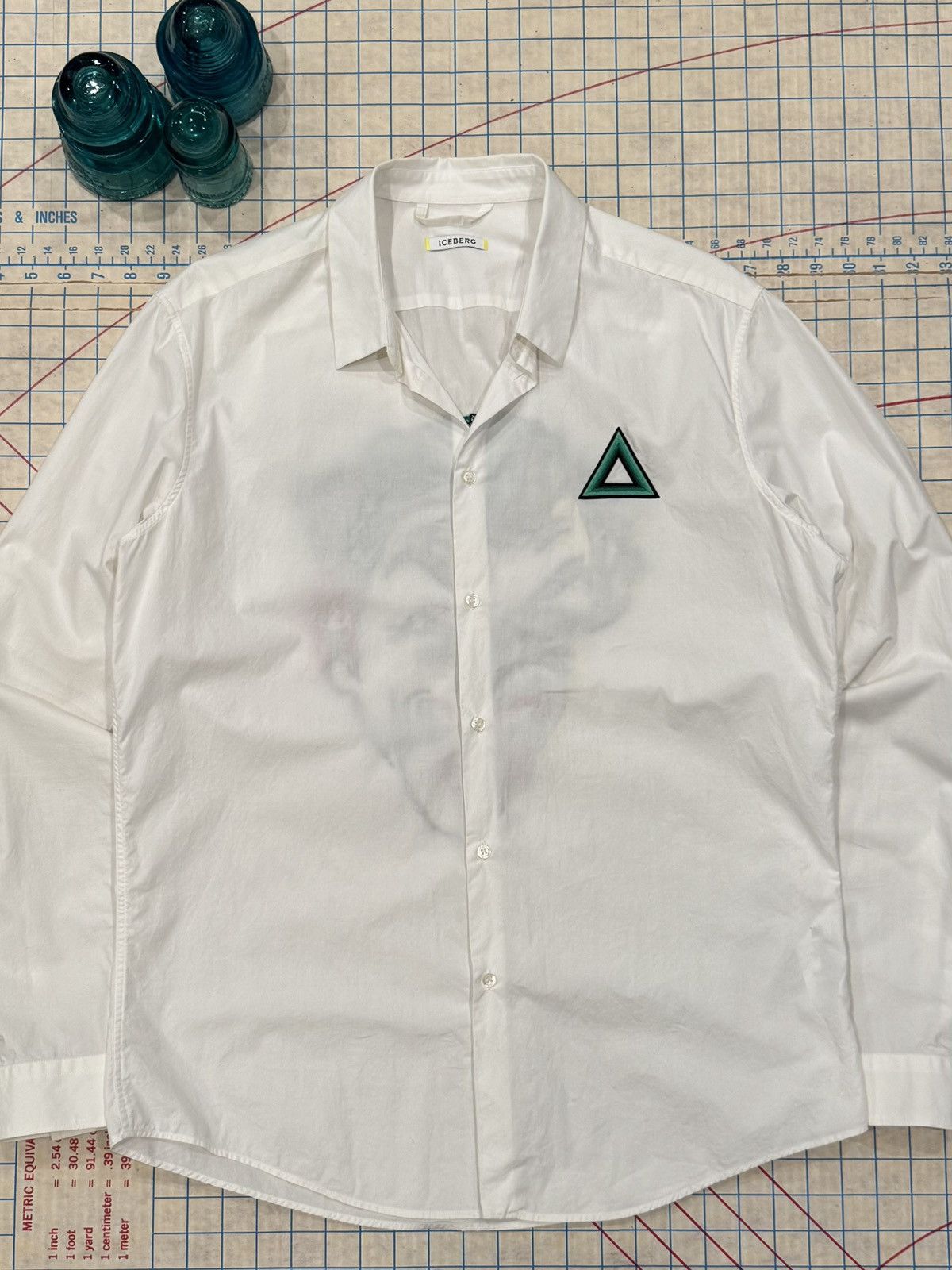Iceberg Iceberg Batman The Joker Embroidered Button Up Shirt XL Whit Size US XL / EU 56 / 4 - 5 Thumbnail