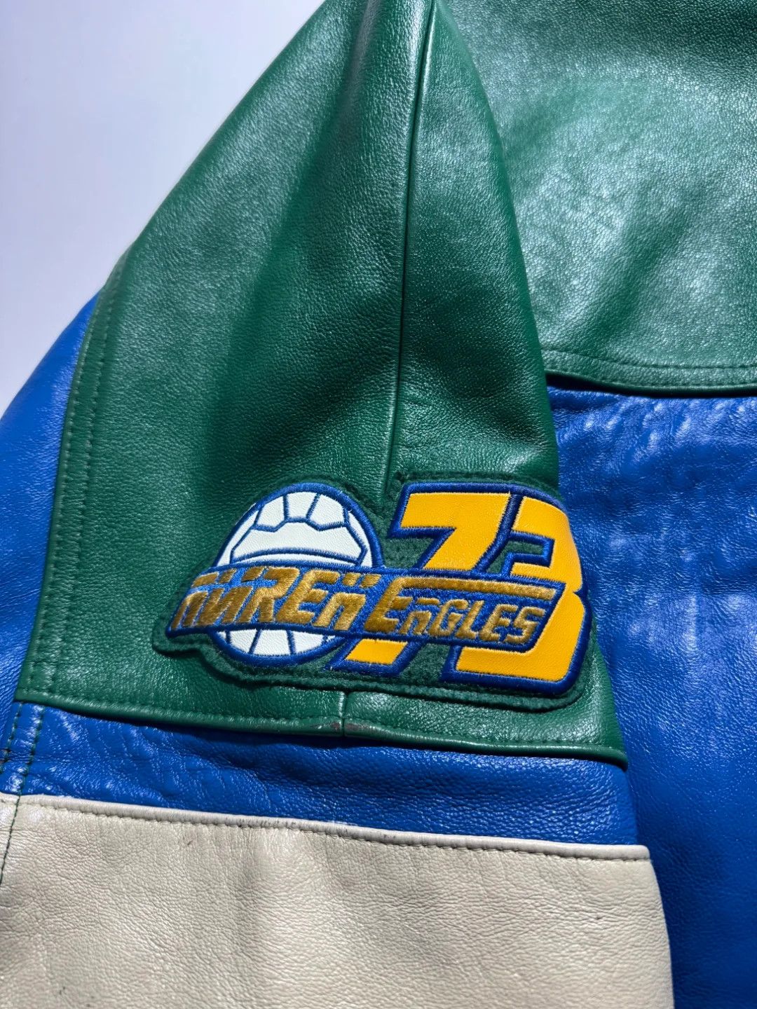 Avirex Vintage 1998 Avirex ASL Soccer Finals Leather Jacket Size US XXL / EU 58 / 5 - 4 Thumbnail