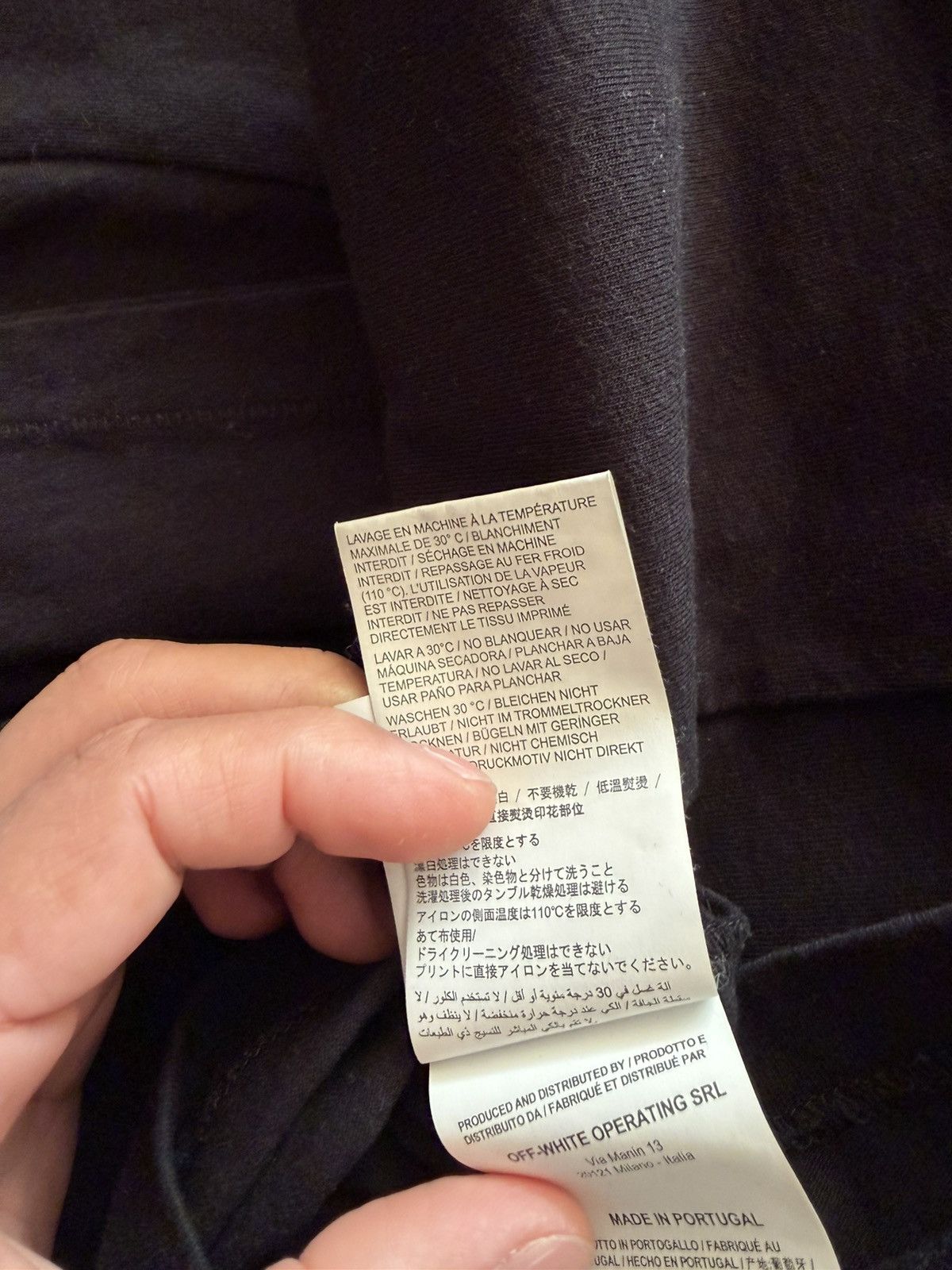 Off-White Off-White Temperature “Pharmaceuticals” Tee Black XL Size US XL / EU 56 / 4 - 11 Thumbnail