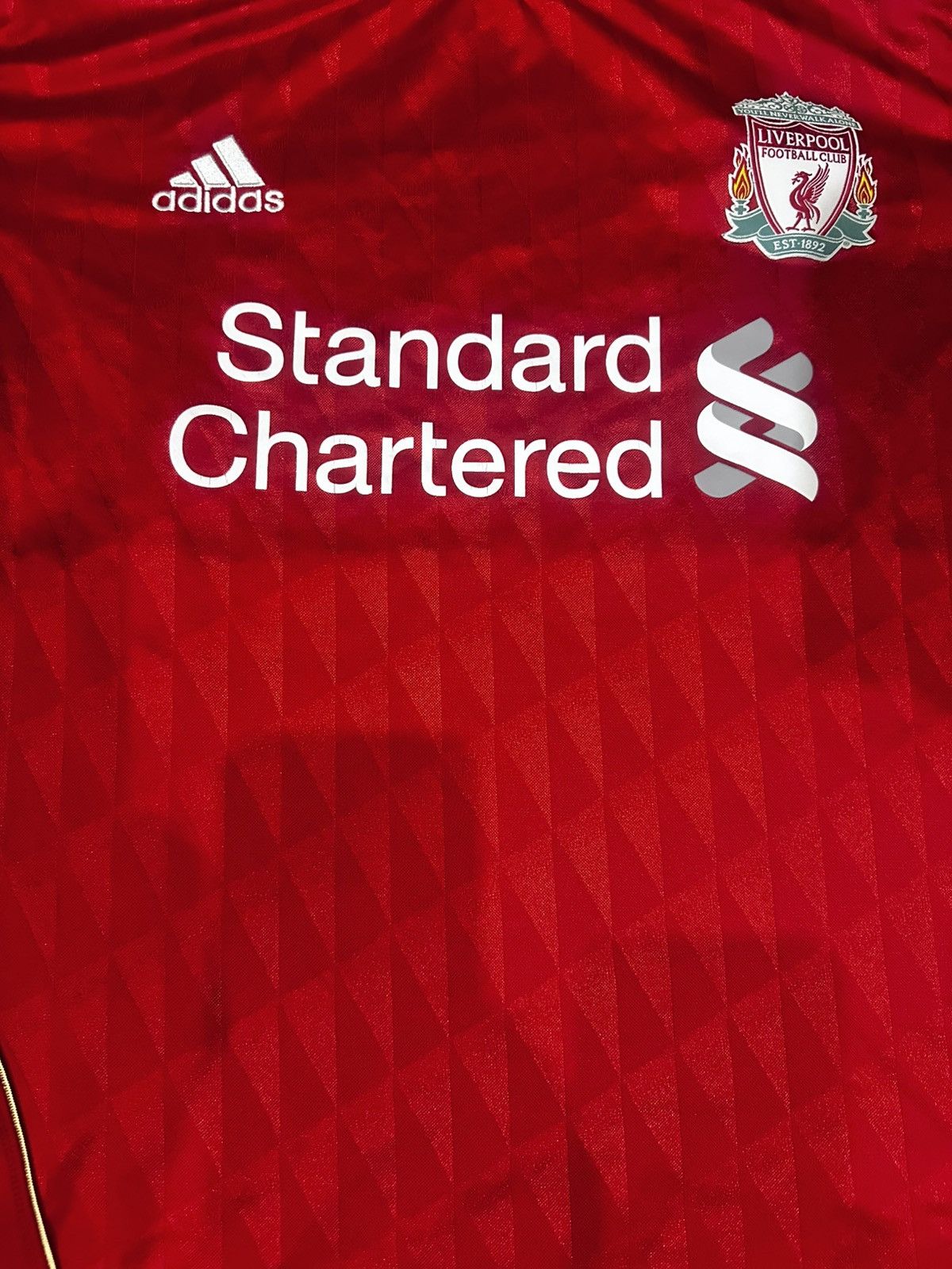 Adidas Adidas FC Liverpool 2010/2012 Vintage Soccer Jersey Size US L / EU 52-54 / 3 - 5 Thumbnail