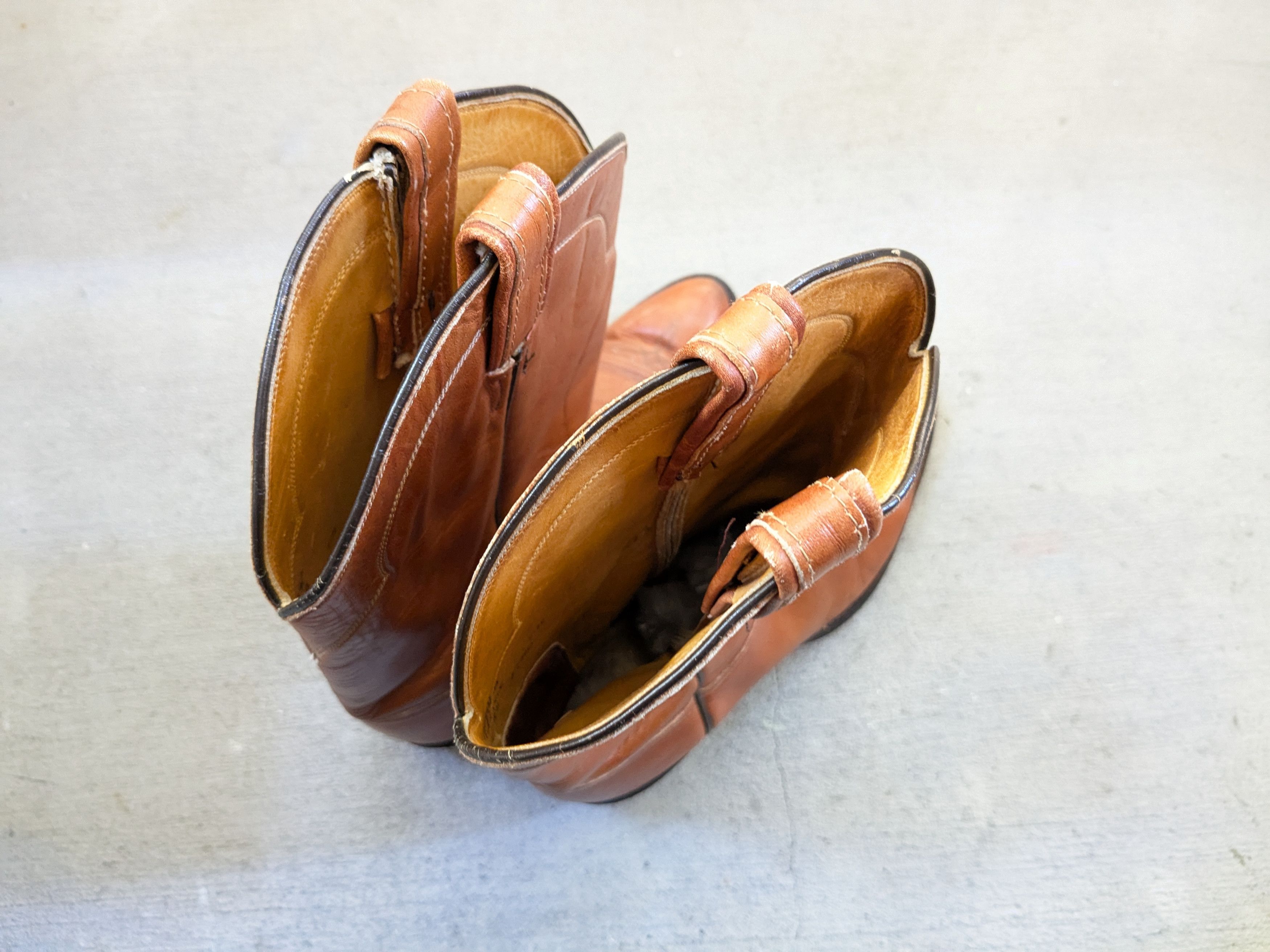 Other Tony Lama Cowboy Boots 11.5 B Narrow Brown Leather USA Size US 11.5 / EU 44-45 - 10 Thumbnail