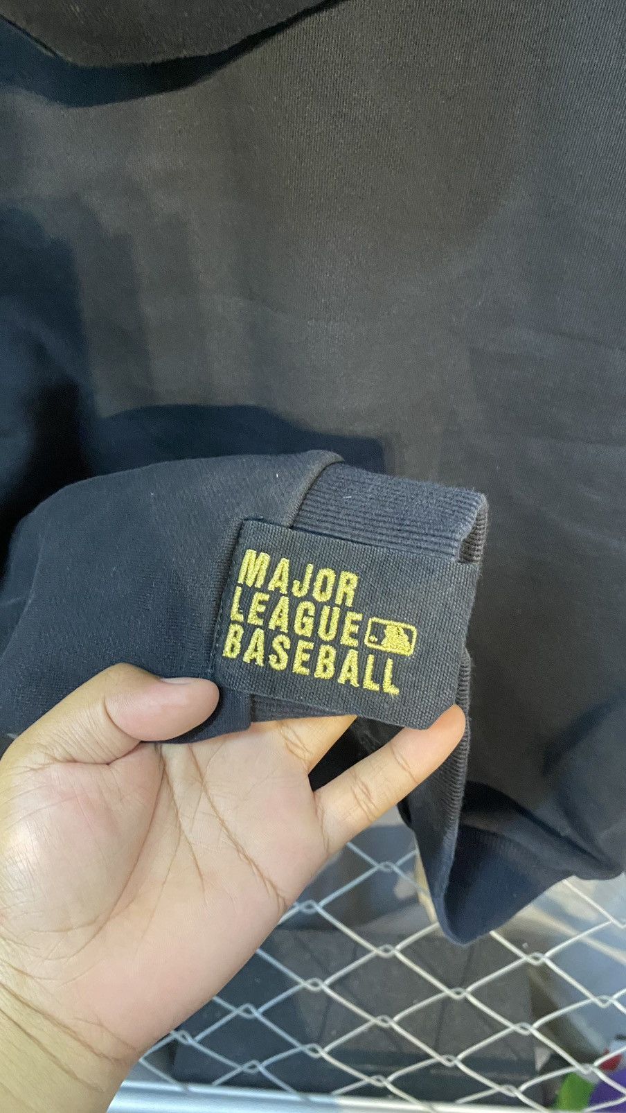 MLB × New York Yankees × Vintage MLB NY YANKEES HOODIE CROP BLACK Size US S / EU 44-46 / 1 - 4 Thumbnail