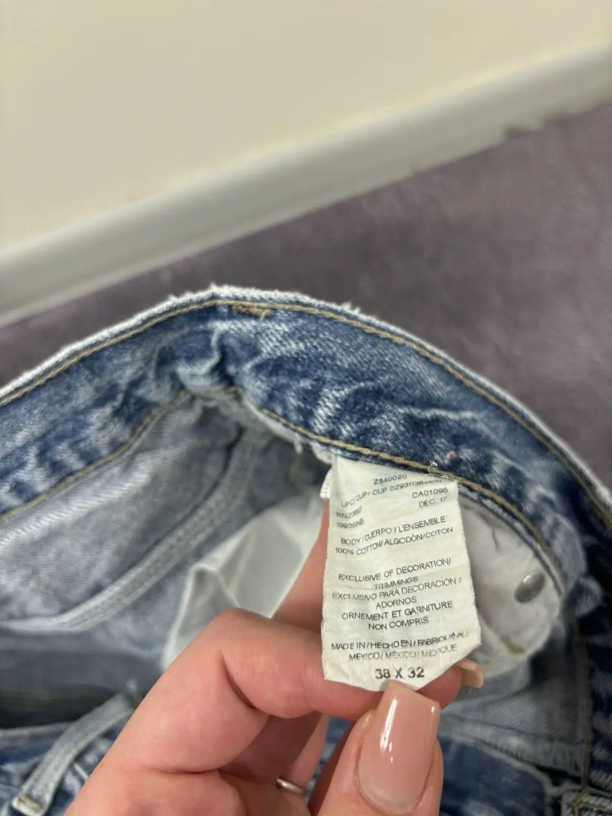 Dickies × Vintage Vintage Dickies Faded Washed Blue Denim Hype Baggy Jeans Size US 38 / EU 54 - 10 Thumbnail