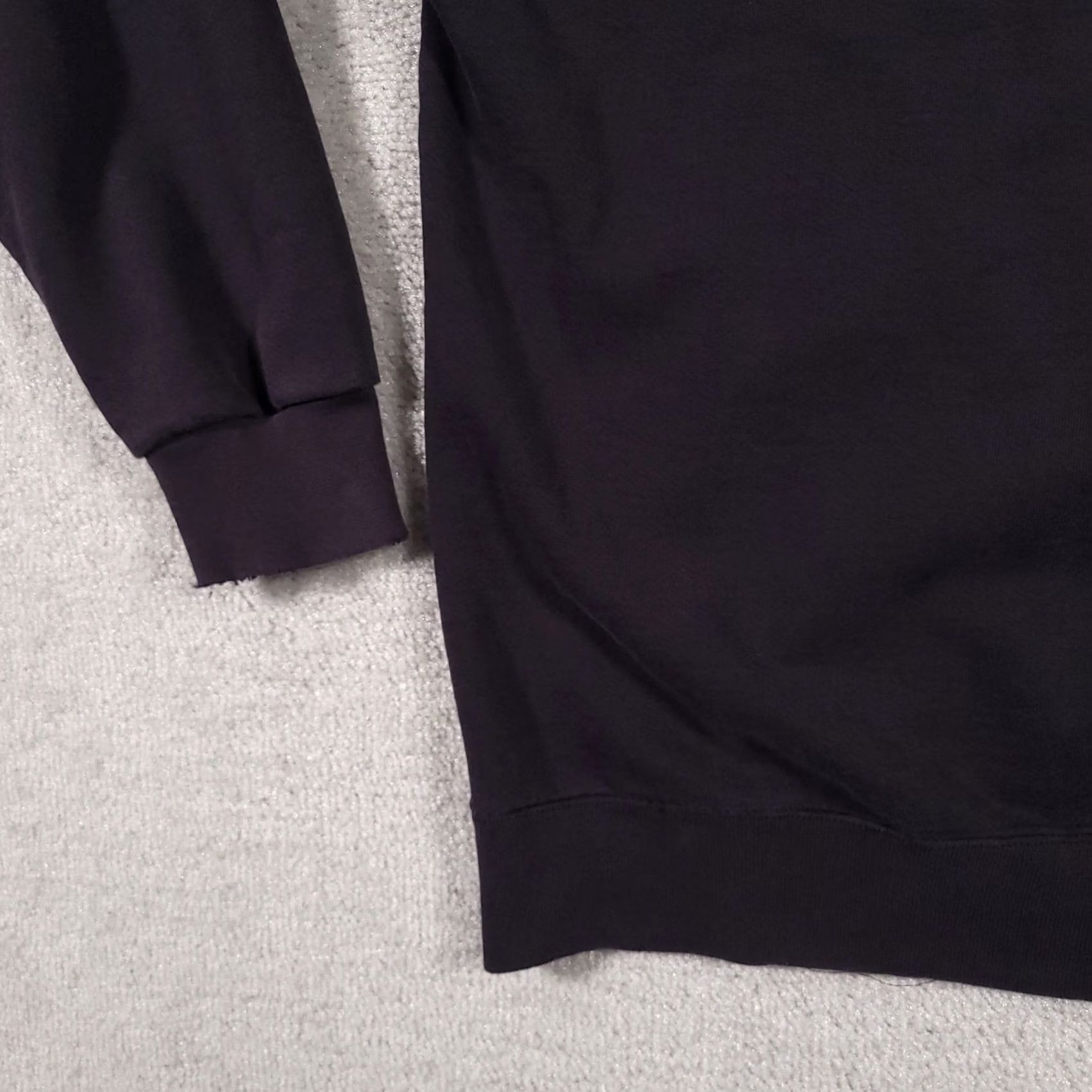 Lands' End VINTAGE Lands' End Sweatshirt Unisex Adults 2XL Black Long Sleeve Fleece Heavyweight Grunge 90s Outdoor Pullover Mens Womens Size US XXL / EU 58 / 5 - 4 Thumbnail