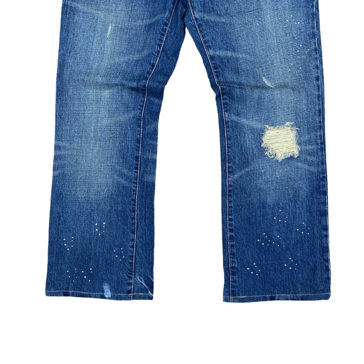 Abercrombie & Fitch Bootcut Abercrombie and Fitch Distressed Denim Jeans Size US 32 / EU 48 - 2 Thumbnail