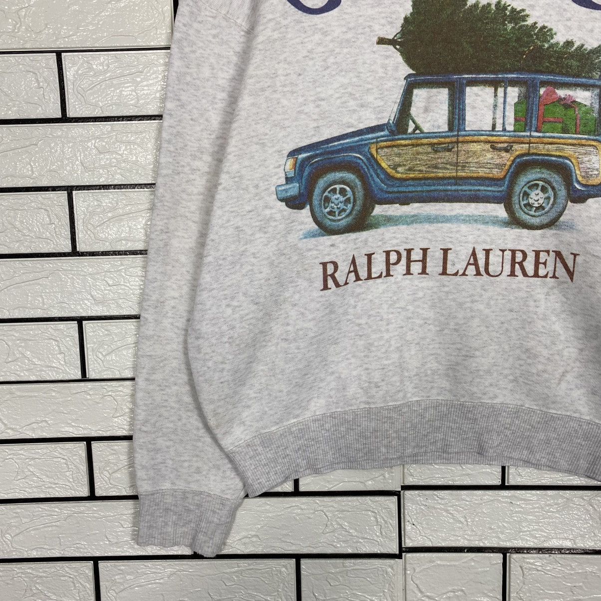 Ralph Lauren 🔥VINTAGE DISTRESSED SWEATSHIRT CHAPS RALPH LAUREN JEEP Size US L / EU 52-54 / 3 - 4 Thumbnail