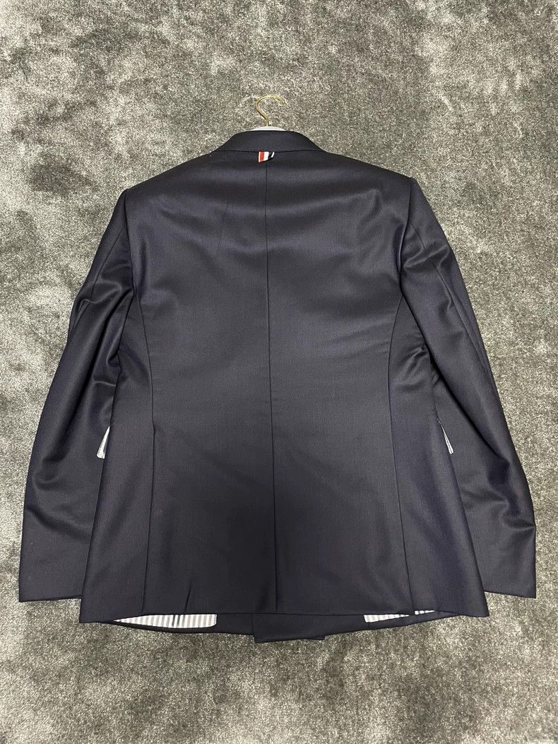 Thom Browne Thom Browne size3 Blue suit with double gold buttons Size 34S - 6 Thumbnail
