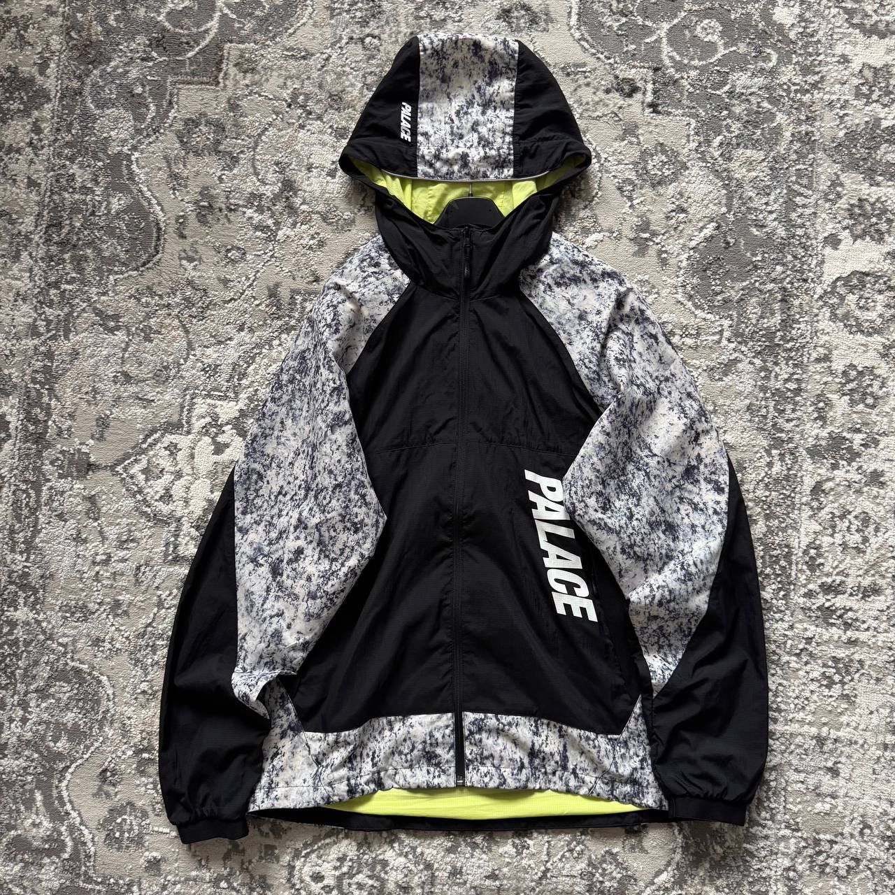 Palace Palace P Line Run It Marble Nylon Shell Hooded Jacket Size US L / EU 52-54 / 3 - 2 Thumbnail