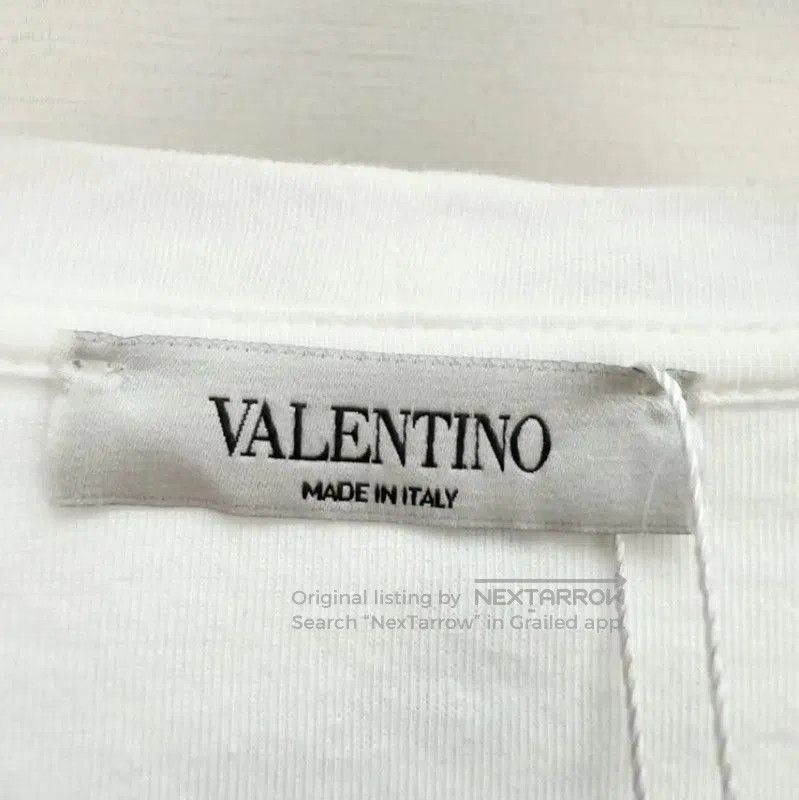 Valentino Valentino White Cotton Men's Short Sleeve T-Shirt . Size US S / EU 44-46 / 1 - 2 Thumbnail