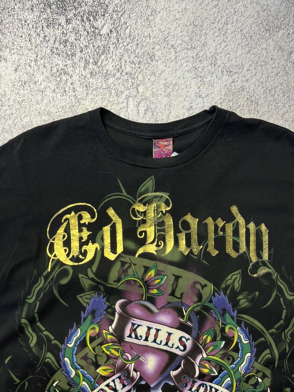 Christian Audigier Vintage Ed Hardy USA T shirt Rare Y2K Size US M / EU 48-50 / 2 - 6 Thumbnail