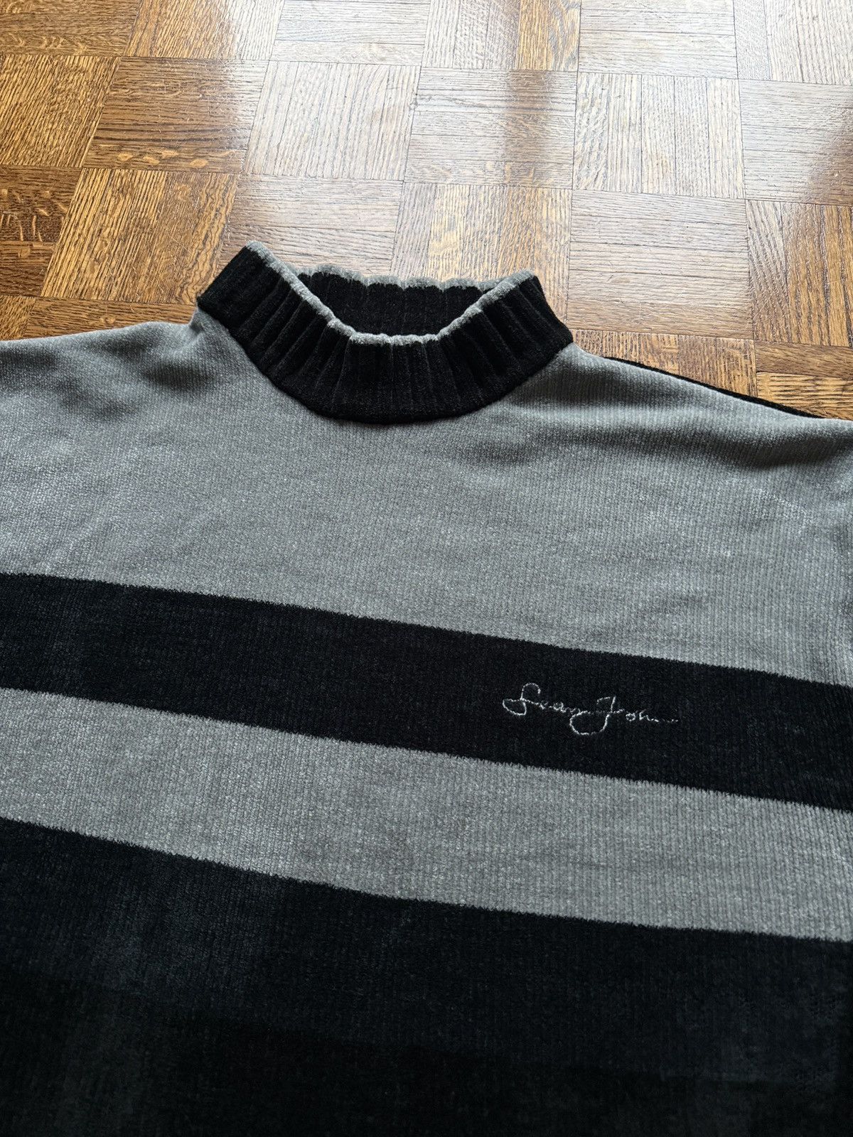 Sean John Vintage Y2K Sean John Mockneck Pullover Sweater Size US XXL / EU 58 / 5 - 2 Thumbnail