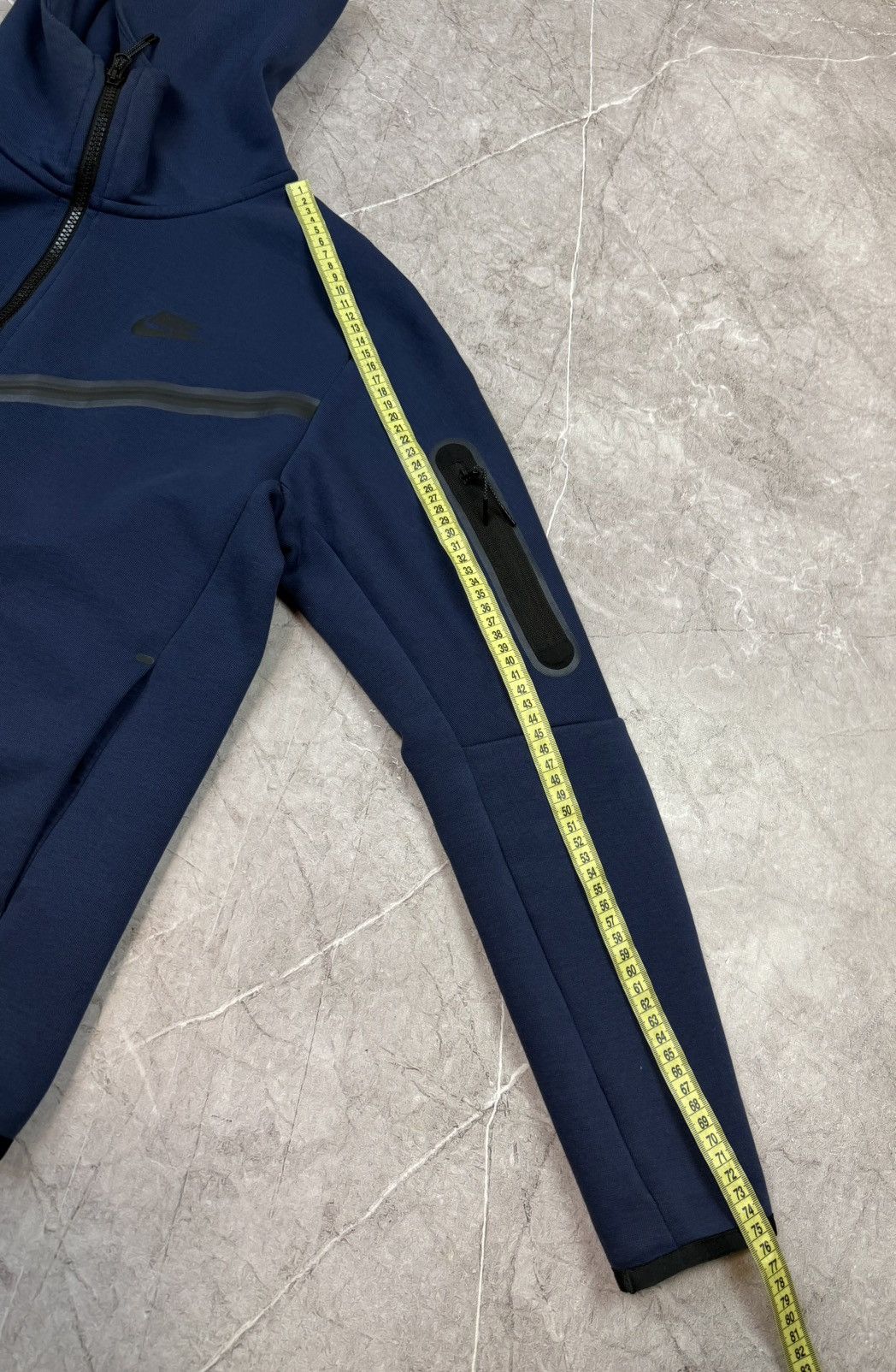 Nike Nike tech Fleece navy blue OG model zip-up hoodie Drill Size US S / EU 44-46 / 1 - 13 Thumbnail