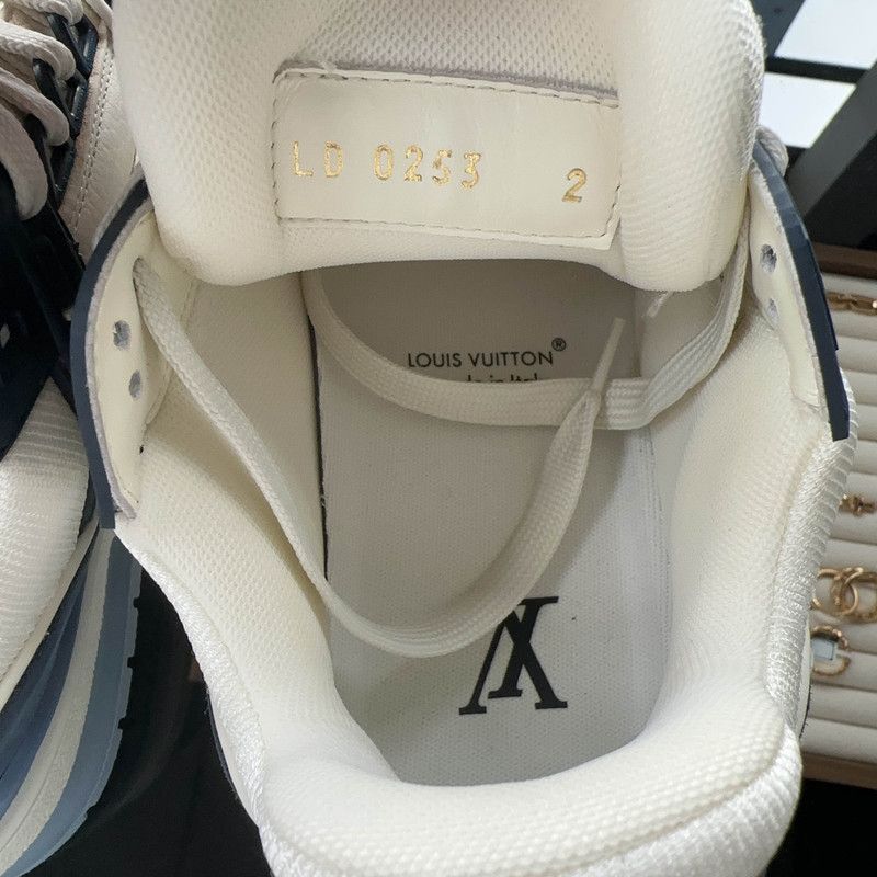 Louis Vuitton Louis Vuitton Leather Low Top Trainer Sneakers -2508 Size US 5.5 / EU 38 - 5 Thumbnail
