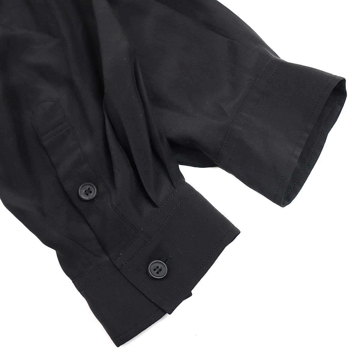 Yohji Yamamoto Yohji Yamamoto Pour Homme 22SS Silk Drape Long Shirt Size US M / EU 48-50 / 2 - 5 Thumbnail
