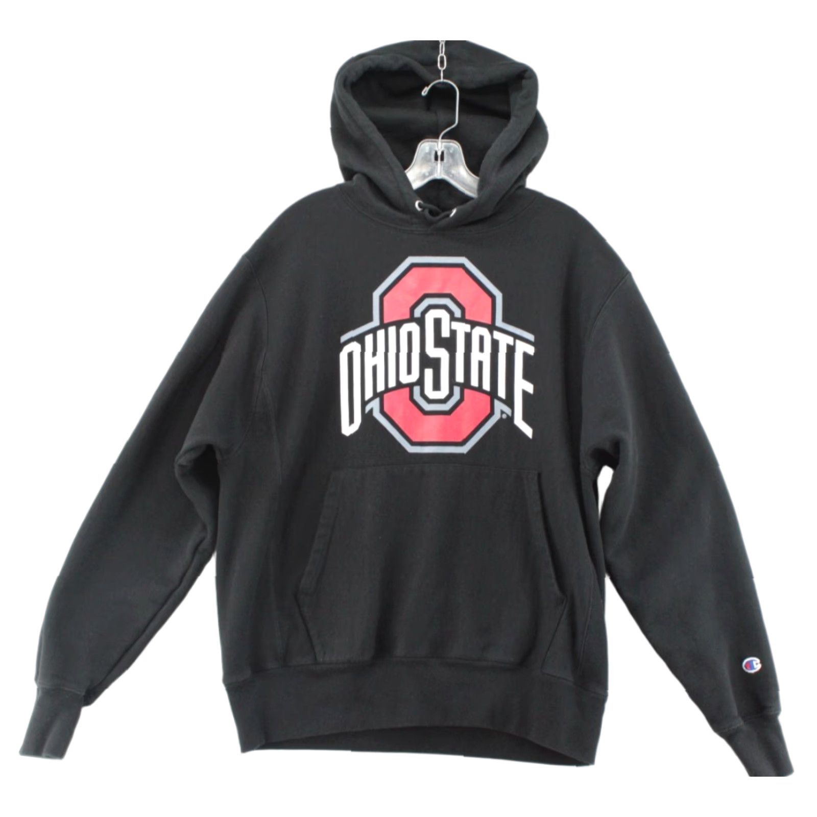 Champion VINTAGE Champion Ohio State Buckeyes Hoodie Mens M Black Reverse Weave EUC Size US M / EU 48-50 / 2 - 1 Thumbnail