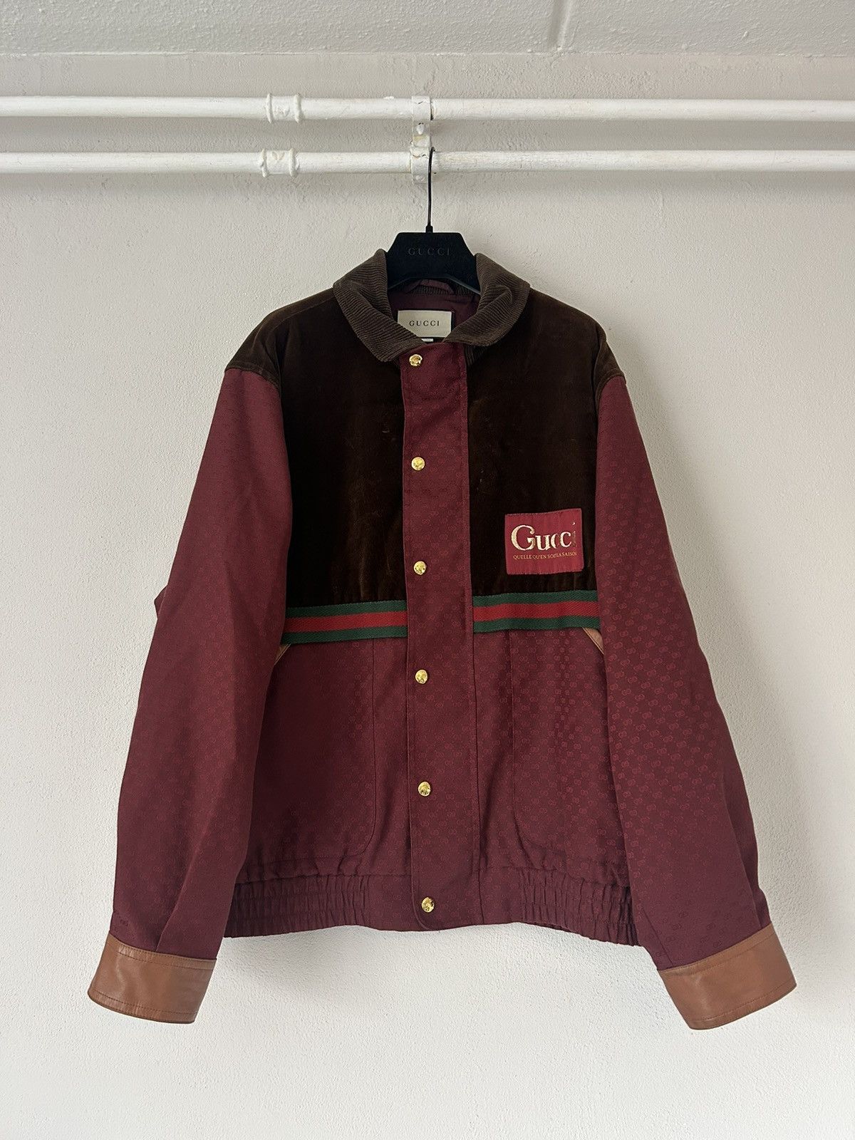 Gucci Gucci Quelle Qu’en Soit La Saison Monogram Jacket Size US S / EU 44-46 / 1 - 5 Thumbnail