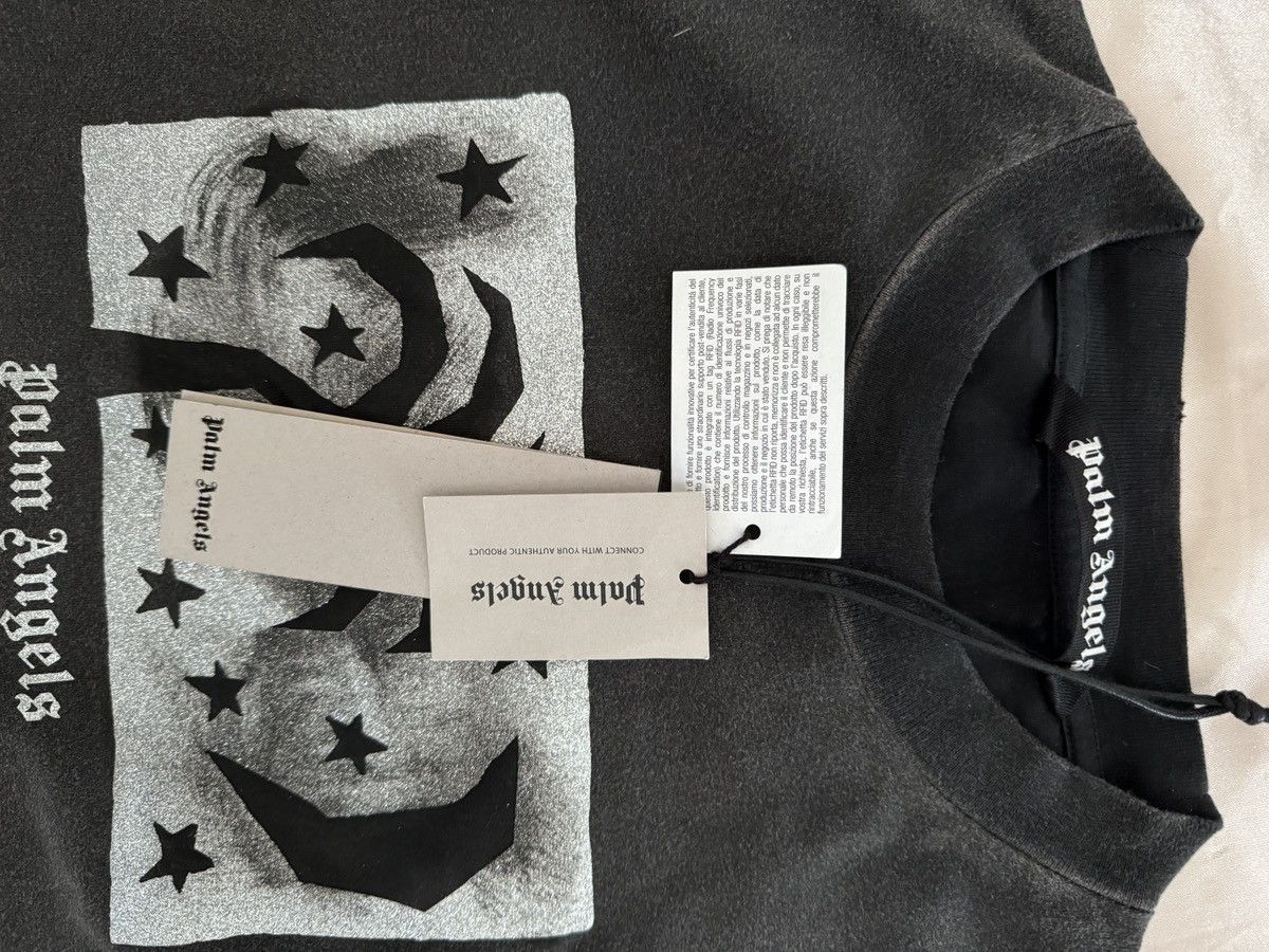 Palm Angels NWT Palm Angels Night Sky Graphic “Washed” T Shirt Size US L / EU 52-54 / 3 - 5 Thumbnail