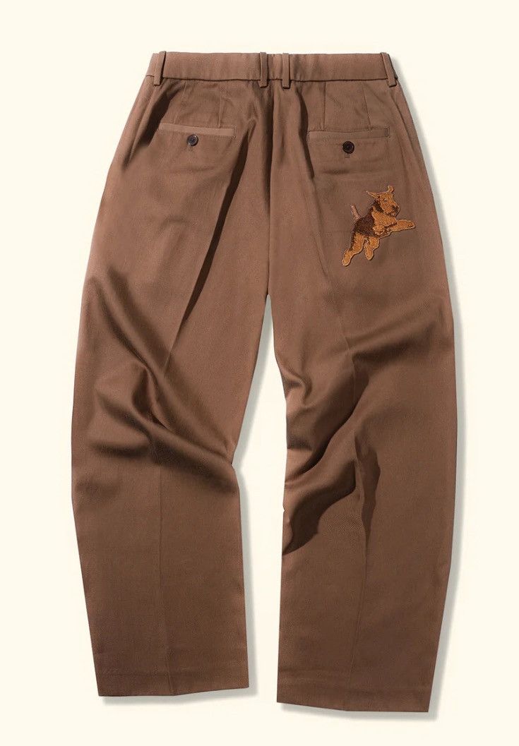 Golf le Fleur Golf Le Fleur Darryl Wide Pleated Trousers Brown Size 36 Size US 36 / EU 52 - 9 Thumbnail